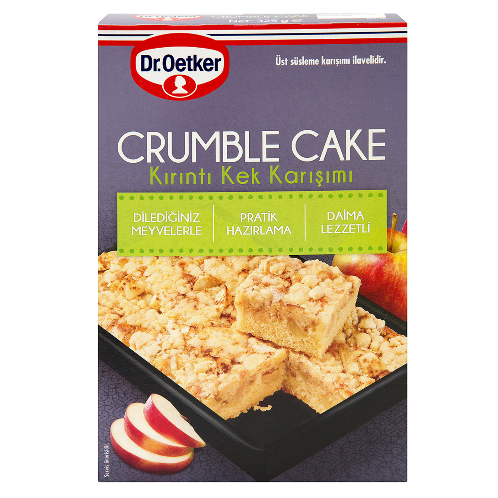 Dr. Oetker Crumble Cake Kırıntı Kek Karışımı 325G