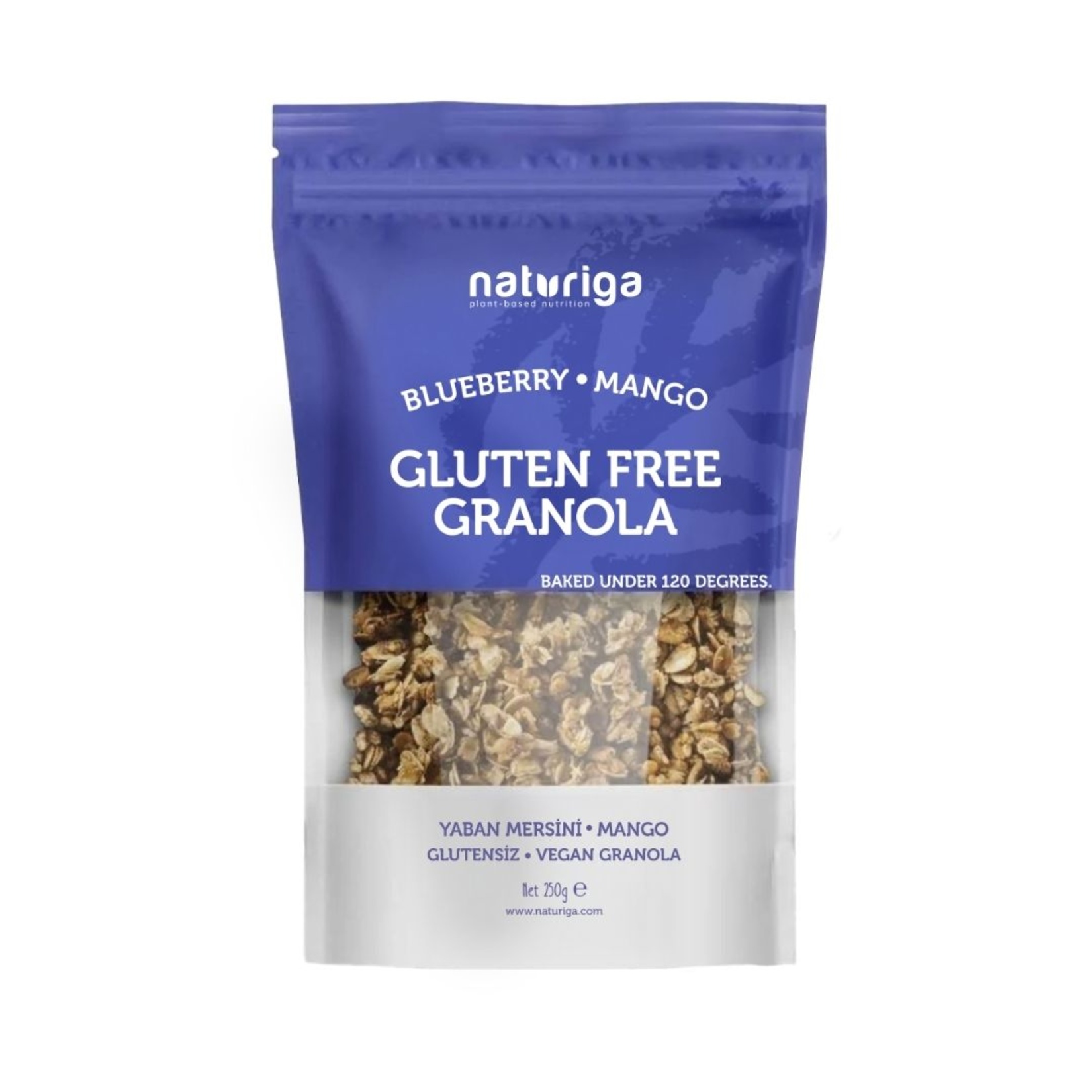 Naturiga Glutensiz Granola (Yaban Mersini, Mango)