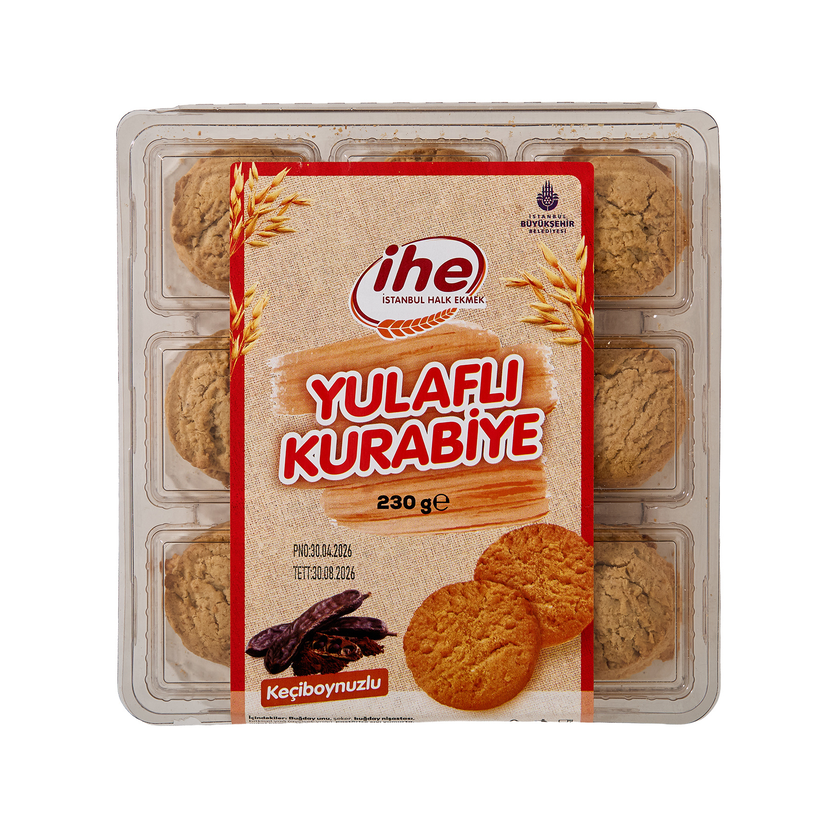 İhe Yulaflı Keçiboynuzlu Kurabiye 230 G