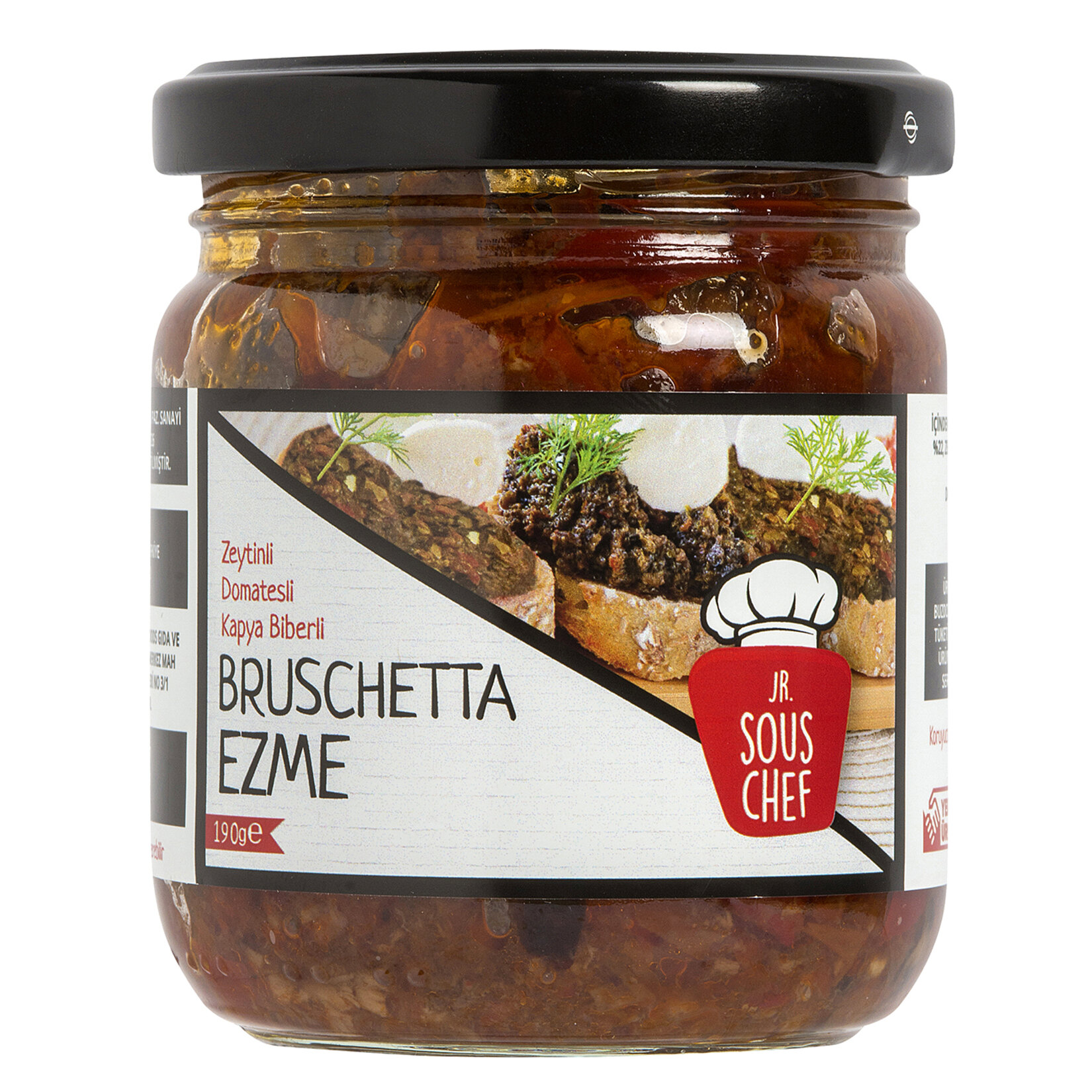 Jr Sous Zeytinli Domatesli Kapya Biberli Bruschetta 190 G.
