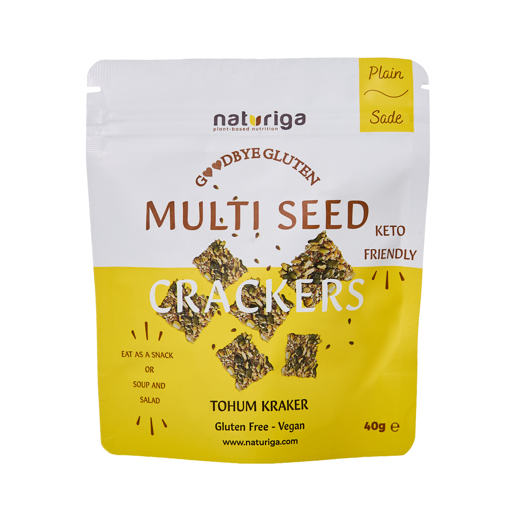 Naturiga Tohum Kraker Sade 40 g