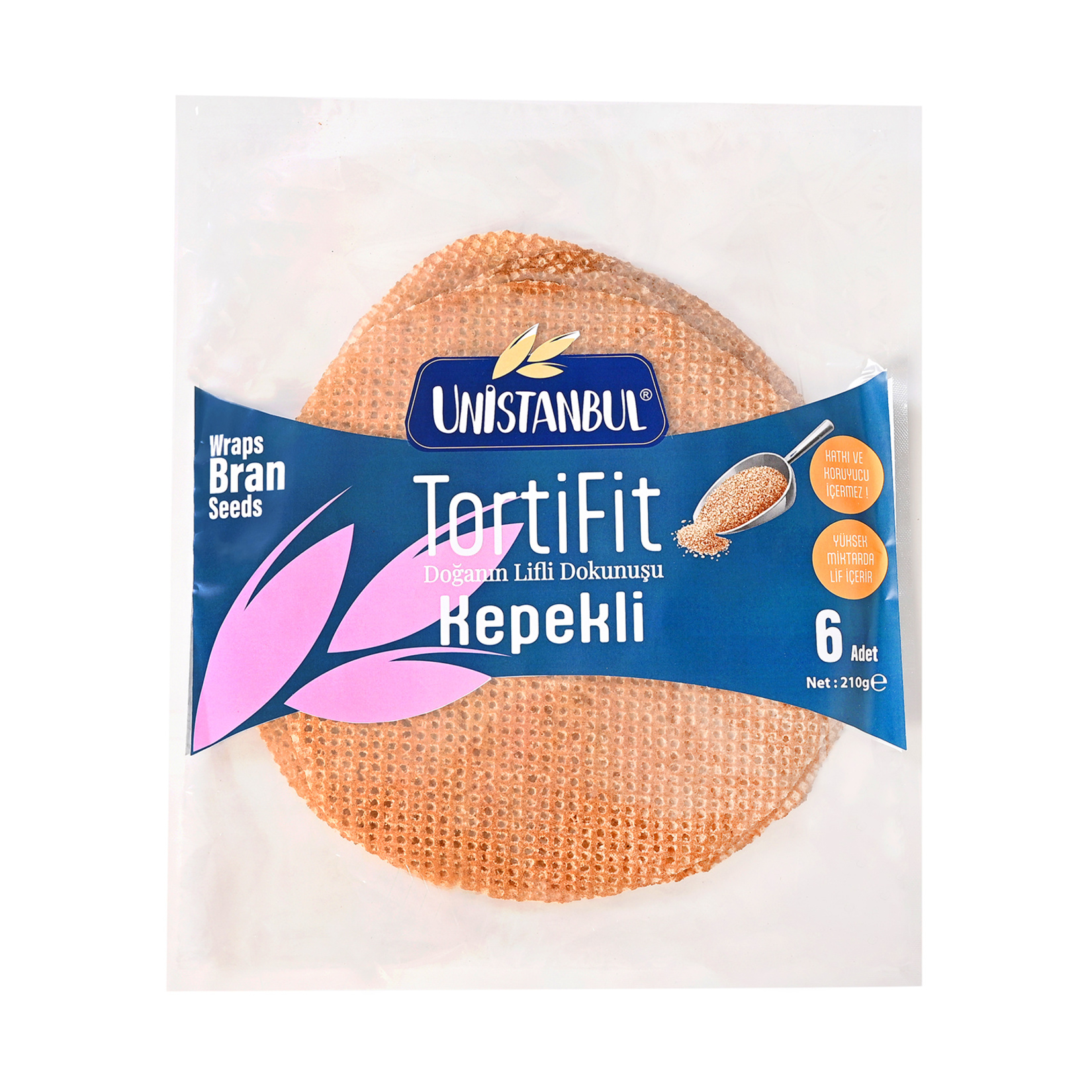 Unistanbul Tortifit Kepekli Lavaş 6 Lı 210 G
