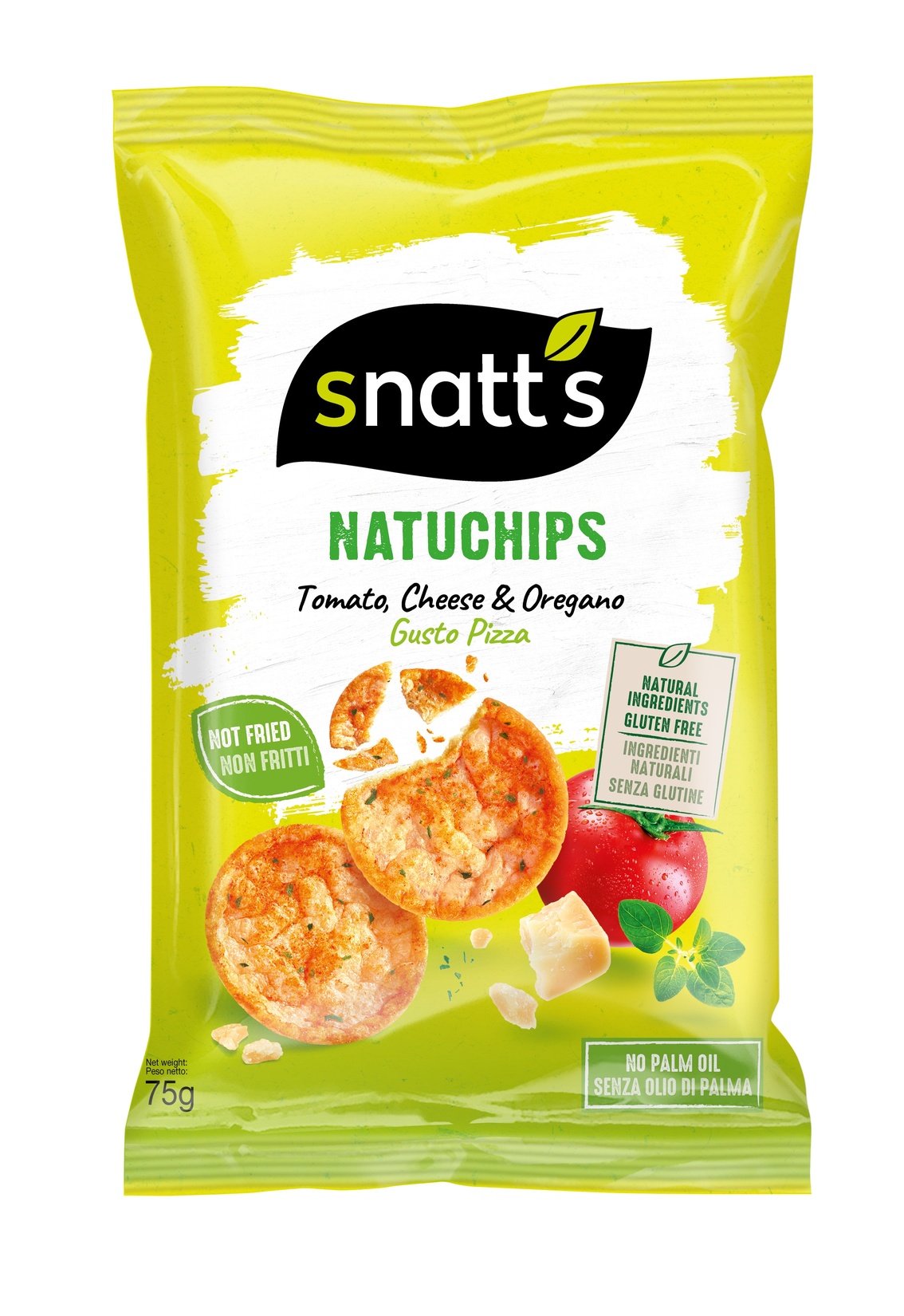 Snatt's Natuchips Ekşi Domates Peynir Kekik 75 G