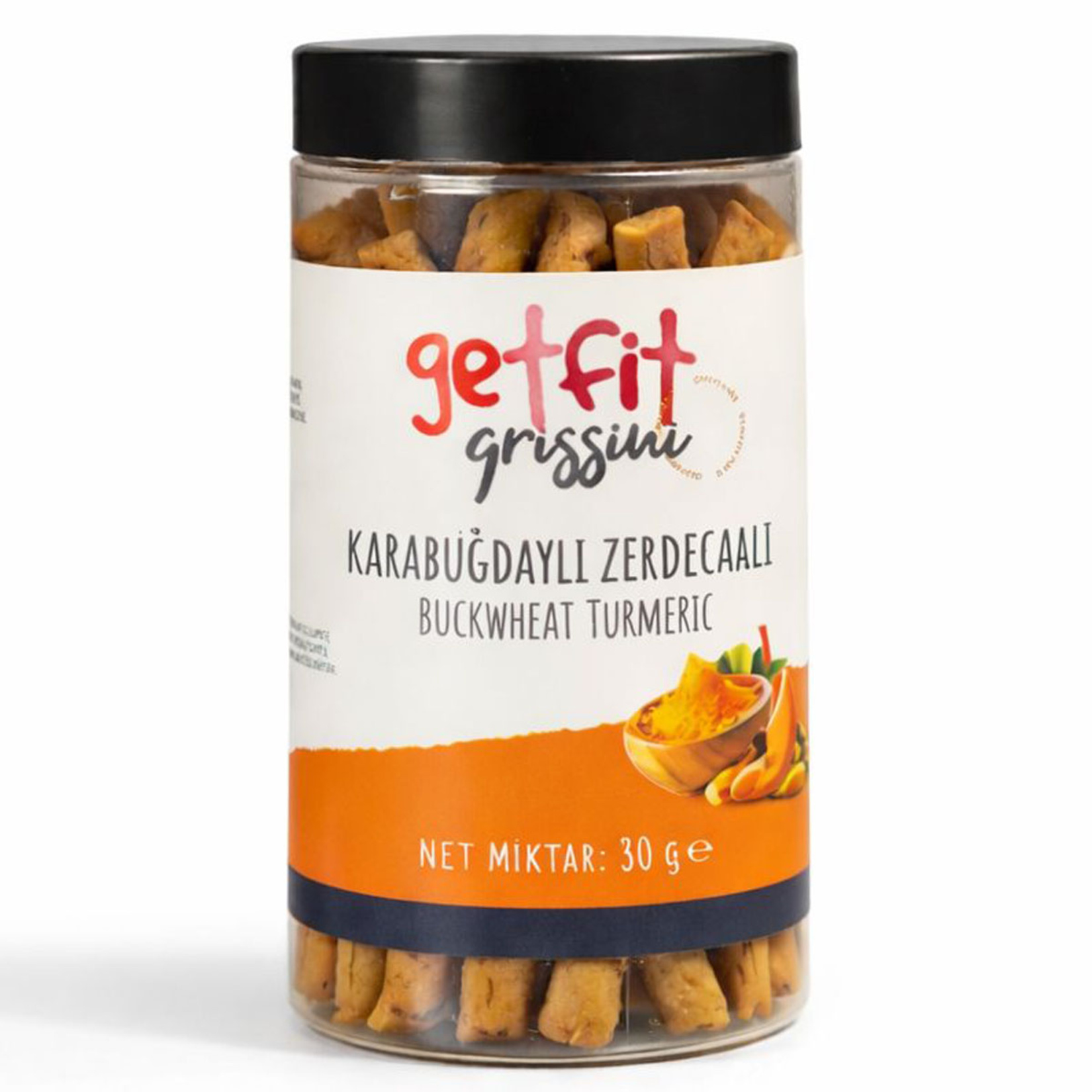 Getfit Karabuğdaylı Zerdeçallı Grissini 80 G