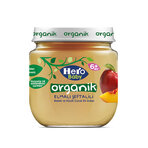Hero Baby Organik Elma Şeftali Püreli Kavanoz Mama 120 G