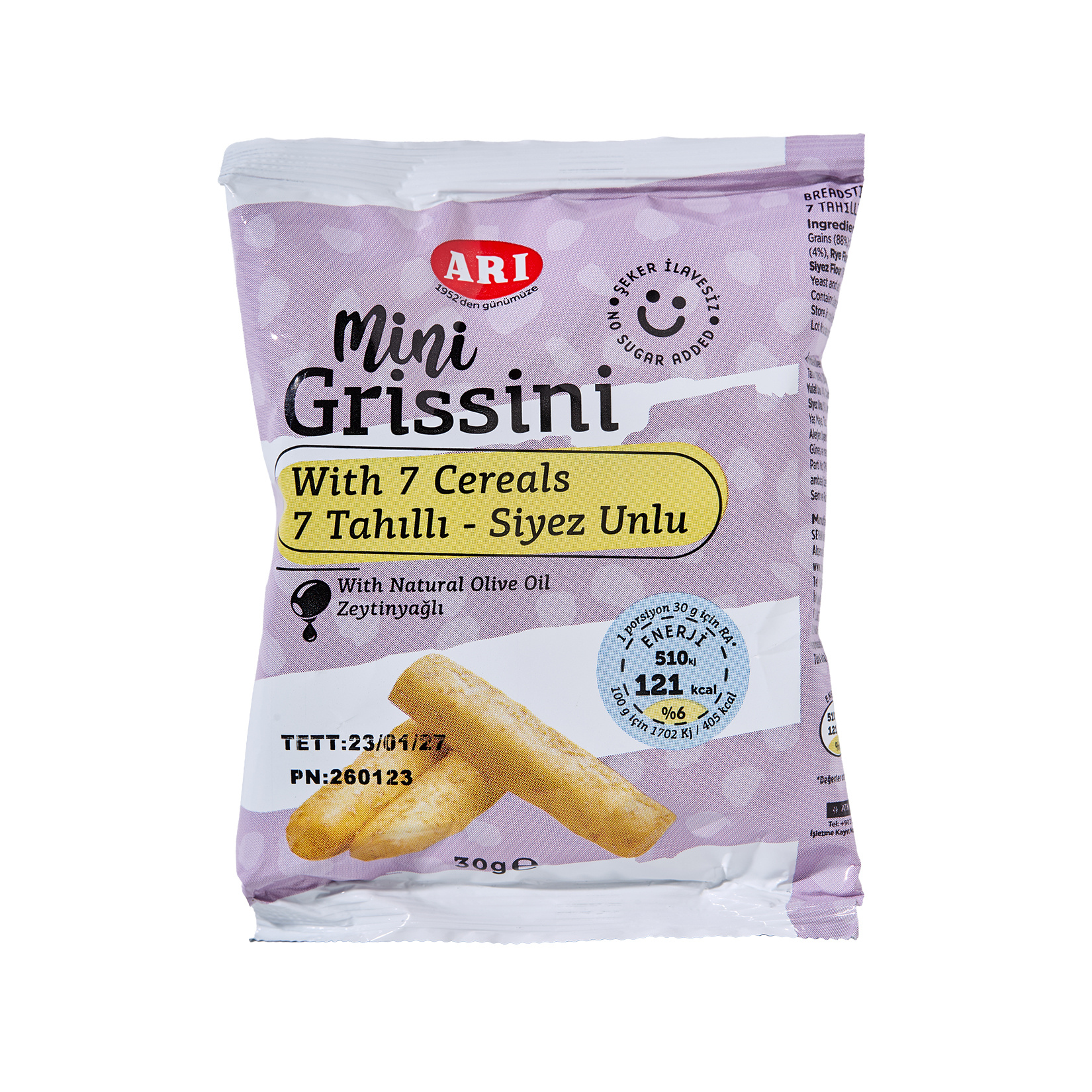 Arı Tahıllı Mini Grissini 30 G