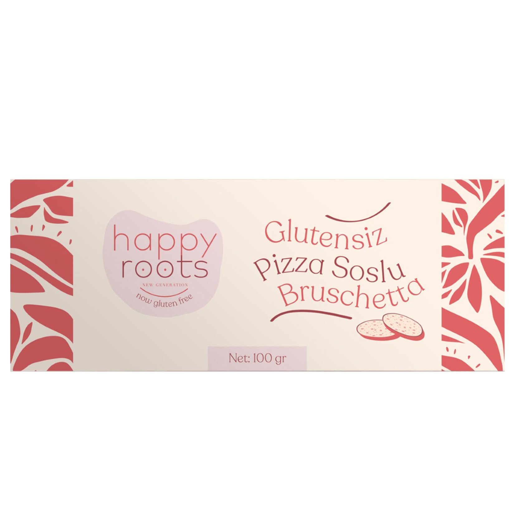 Happy Roots Glutensiz Pizza Soslu Ekmek Kıtır 100 g
