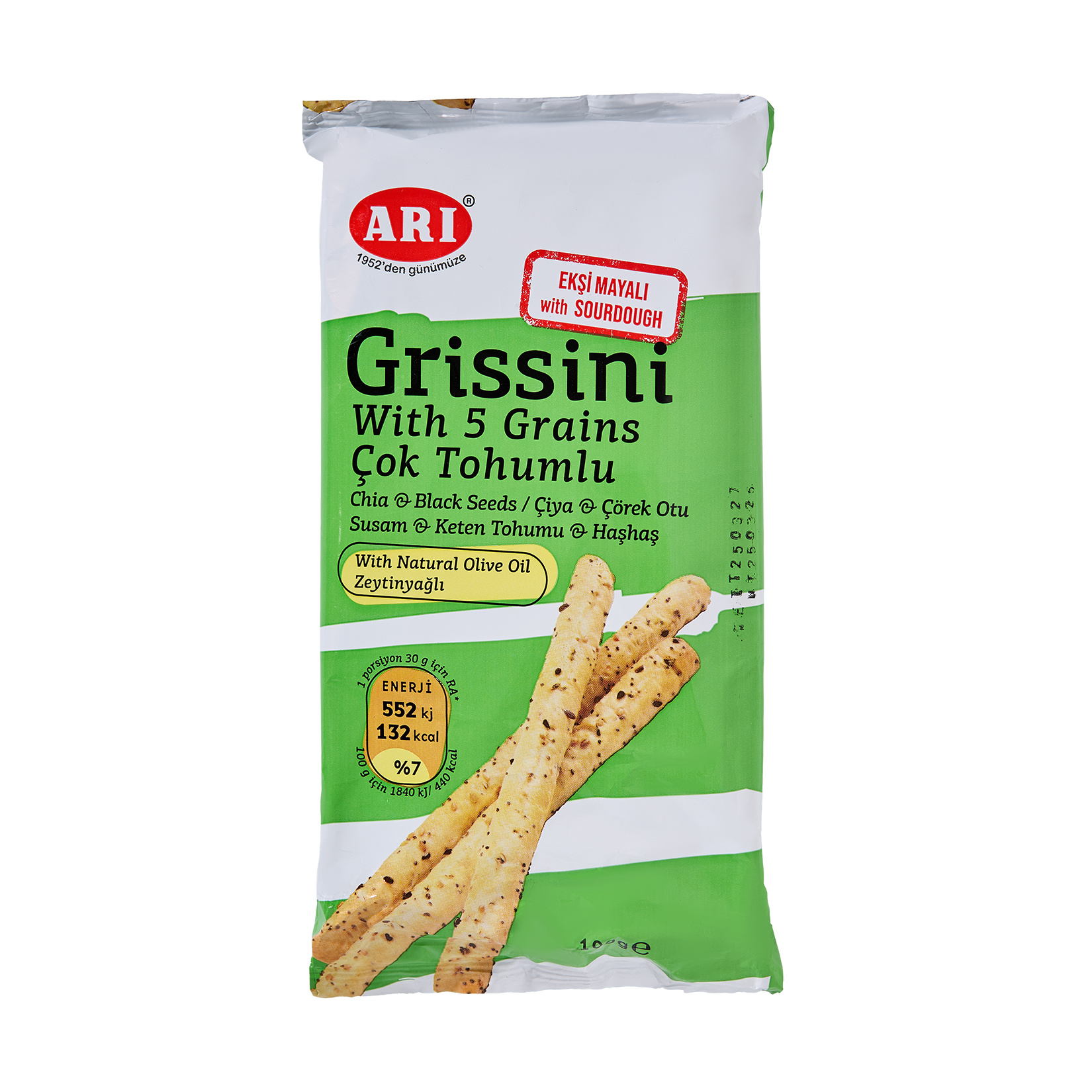Arı Çok Tohumlu Ekşi Mayalı Grissini 100 G