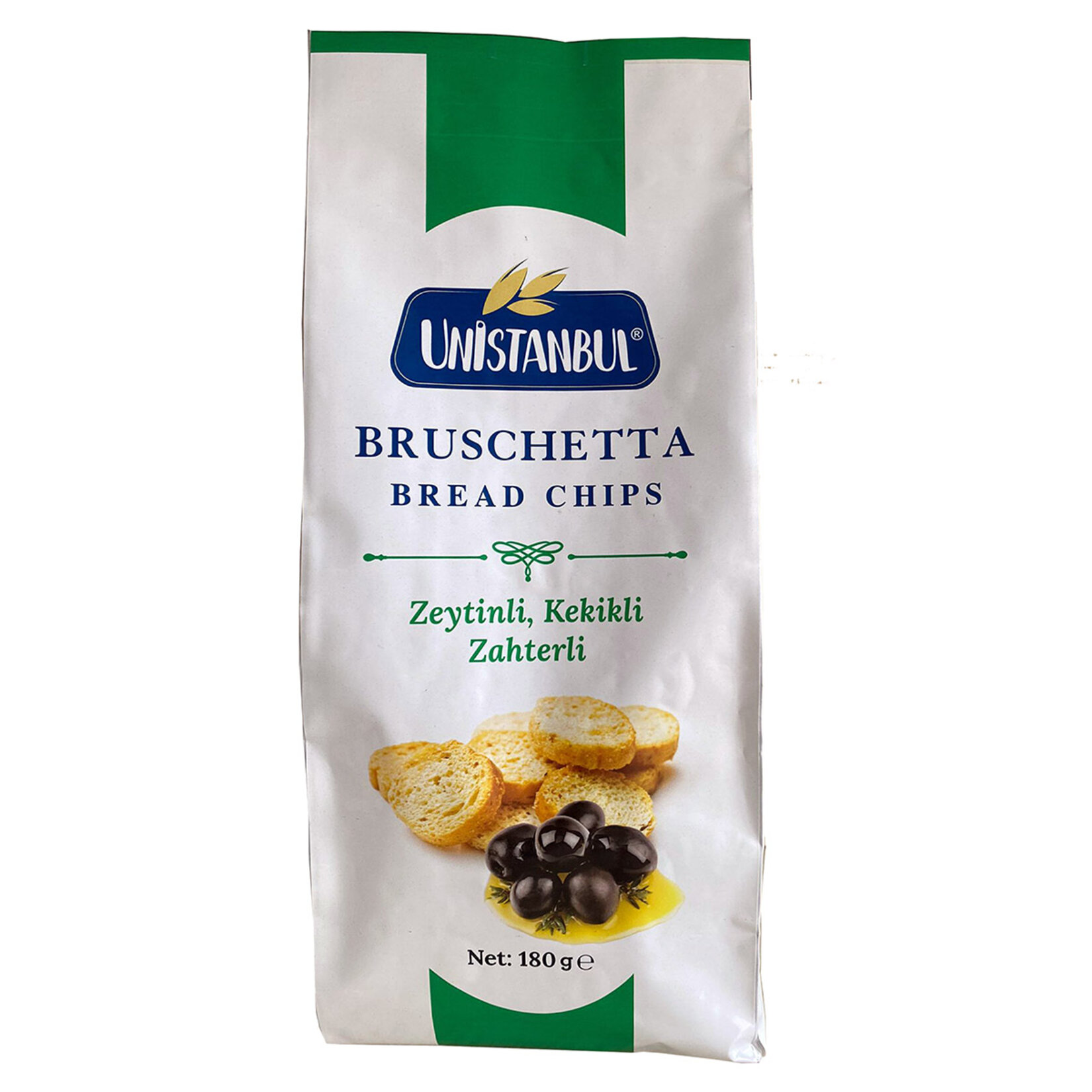 Unistanbul Bruschetta Zeytinli - Zekikli - Zahterli Kıtr 180 G