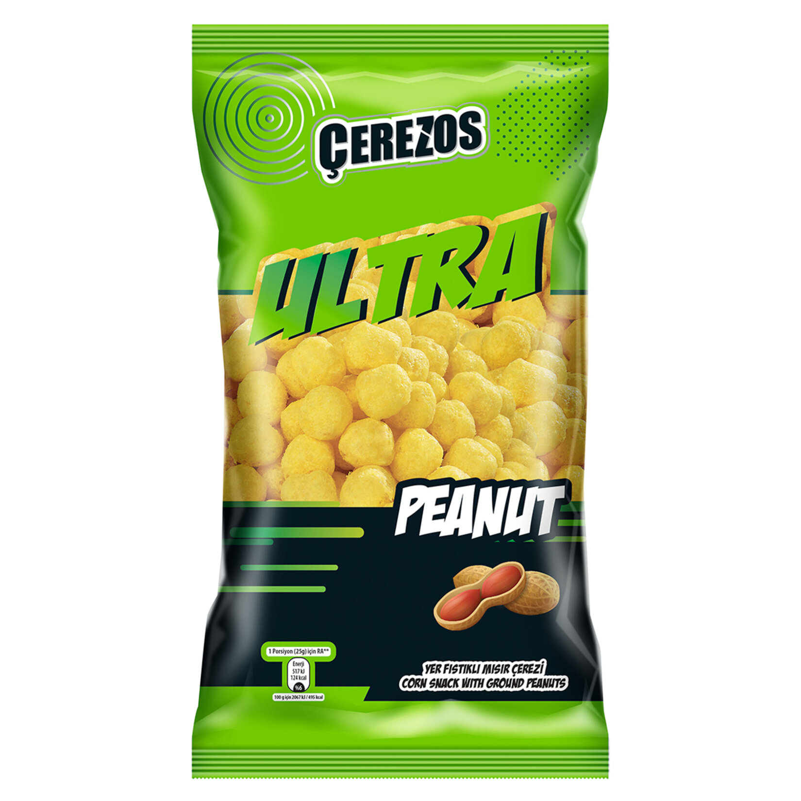 Çerezos Ultra Fıstıklı Mısır Çerezi 110G