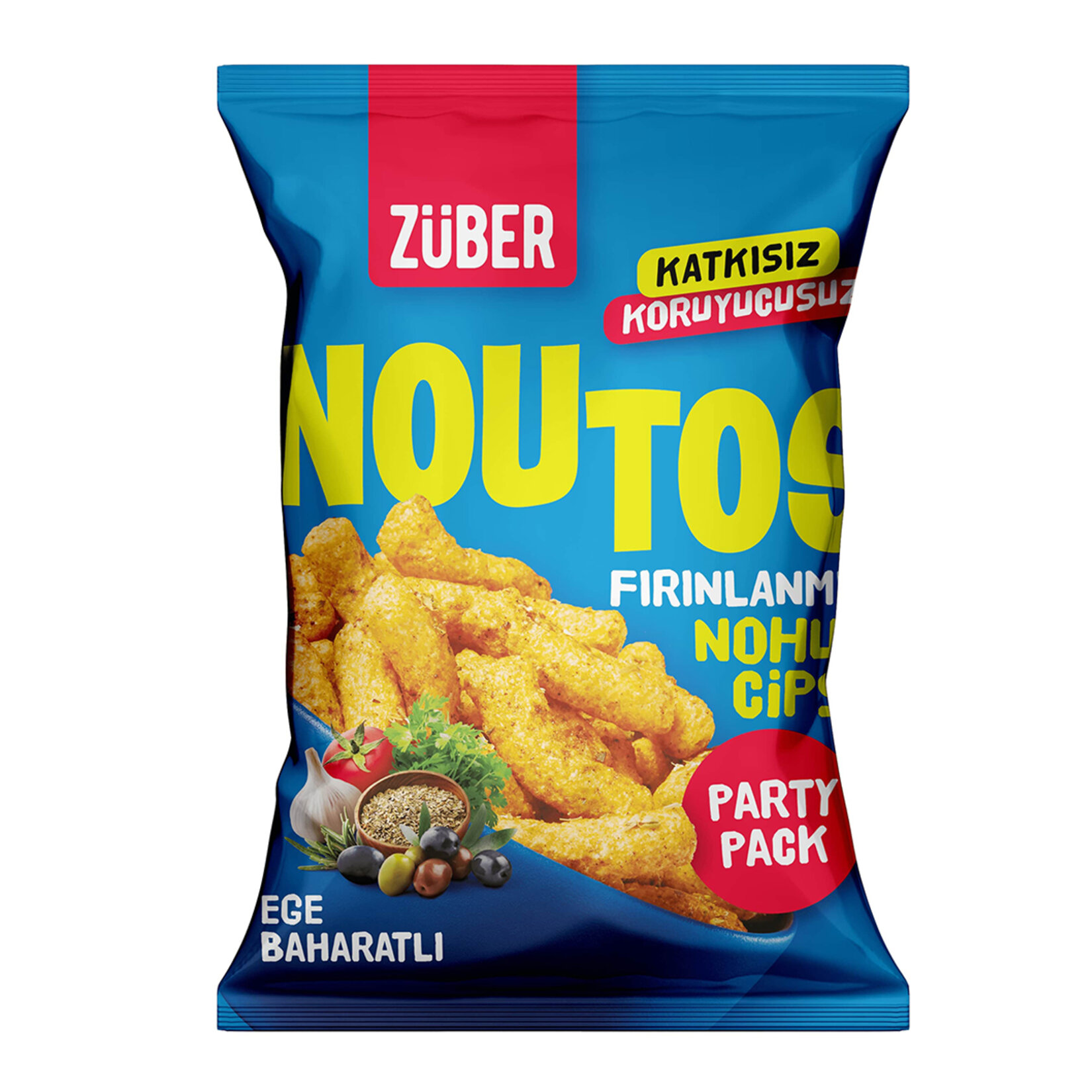 Züber Noutos Ege Baharatlı Nohut Cipsi 75G