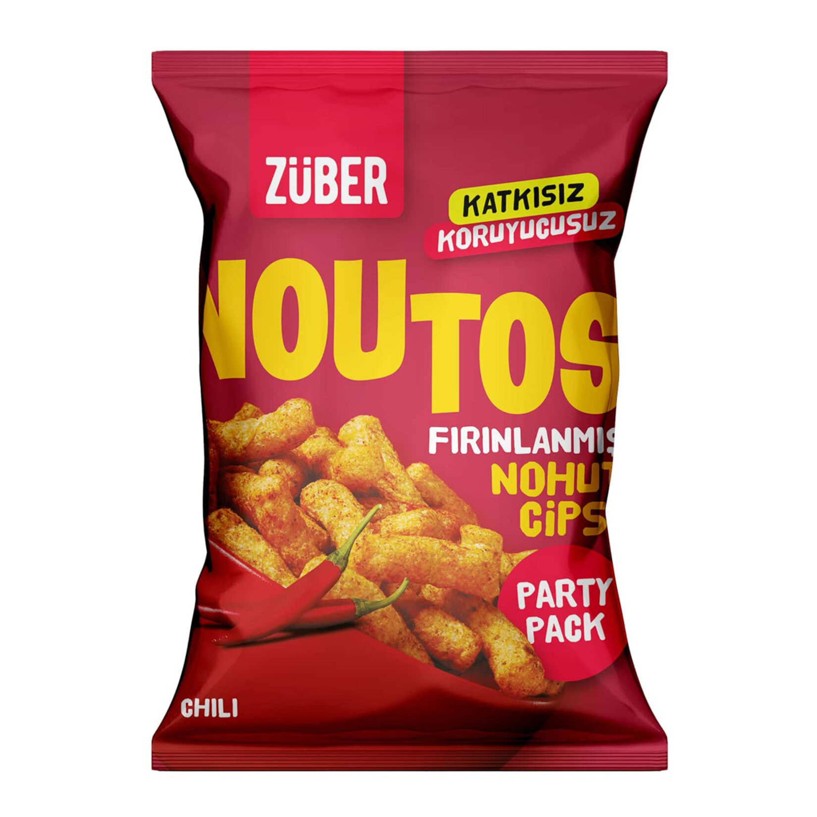 Züber Noutos Fırınlanmış Nohut Cipsi Chili 75 G
