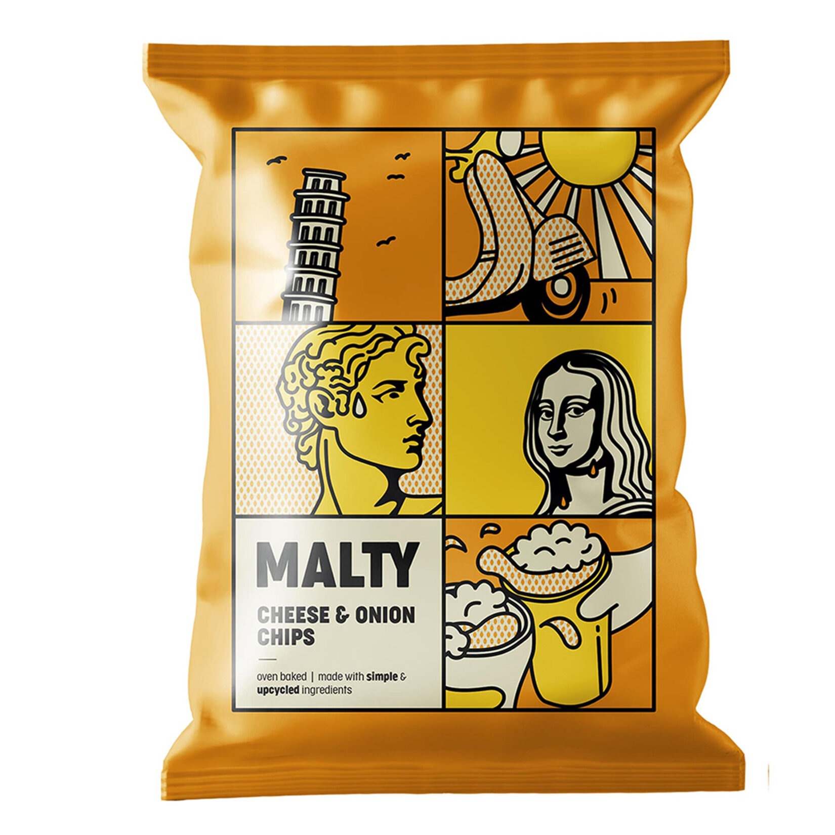 Malty Peynir & Soğan Çeşnili Maltlı Cips 30 G