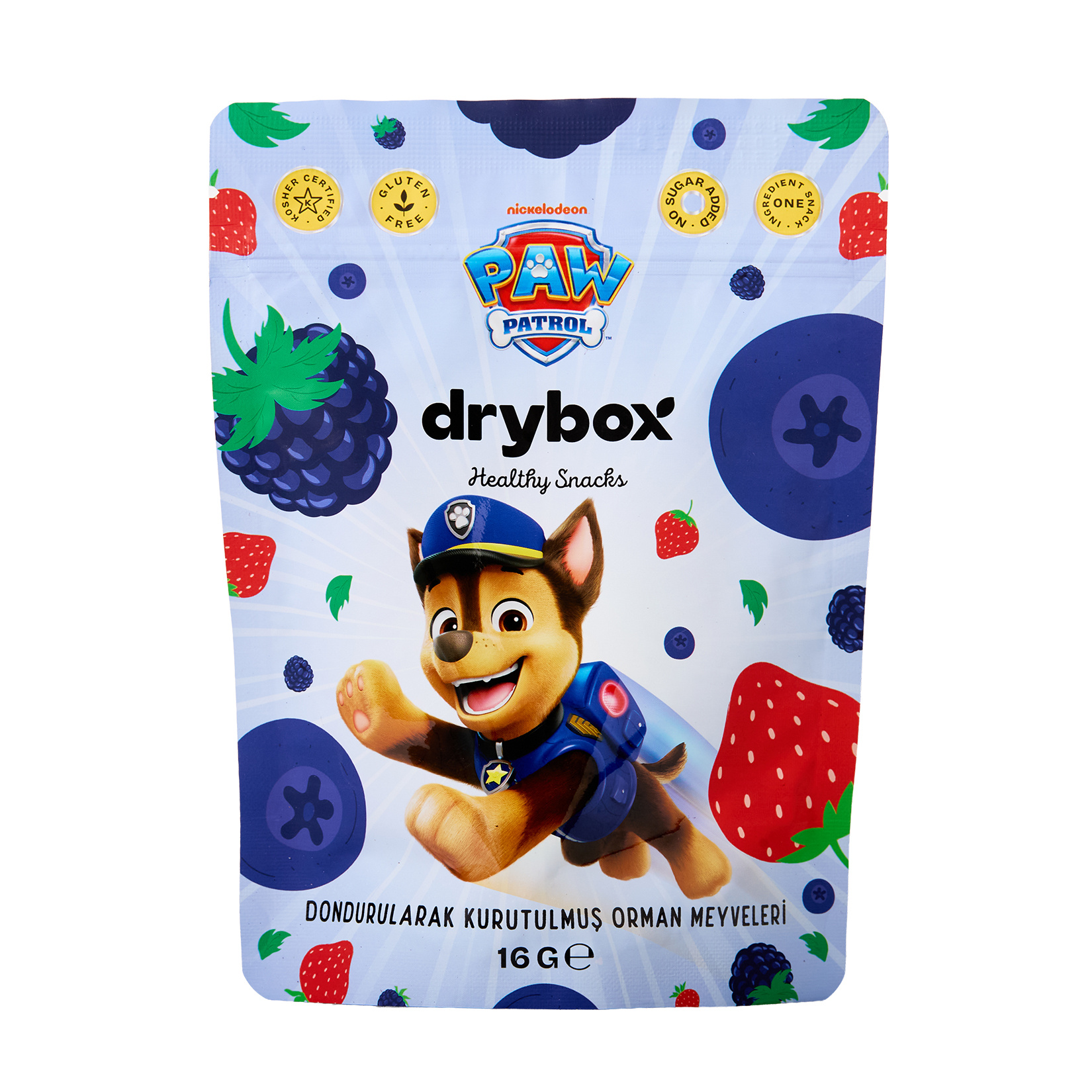 Drybox Paw Patrol Freeze Dried Dondurularak Kurutulmuş Orman Meyveleri 16 G