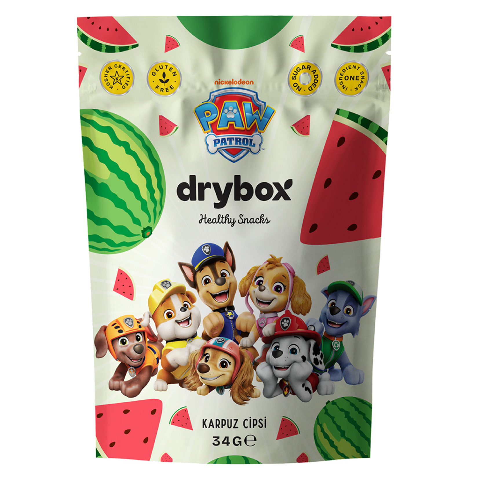 Drybox Paw Patrol Kurutulmuş Karpuz Cipsi 34 G