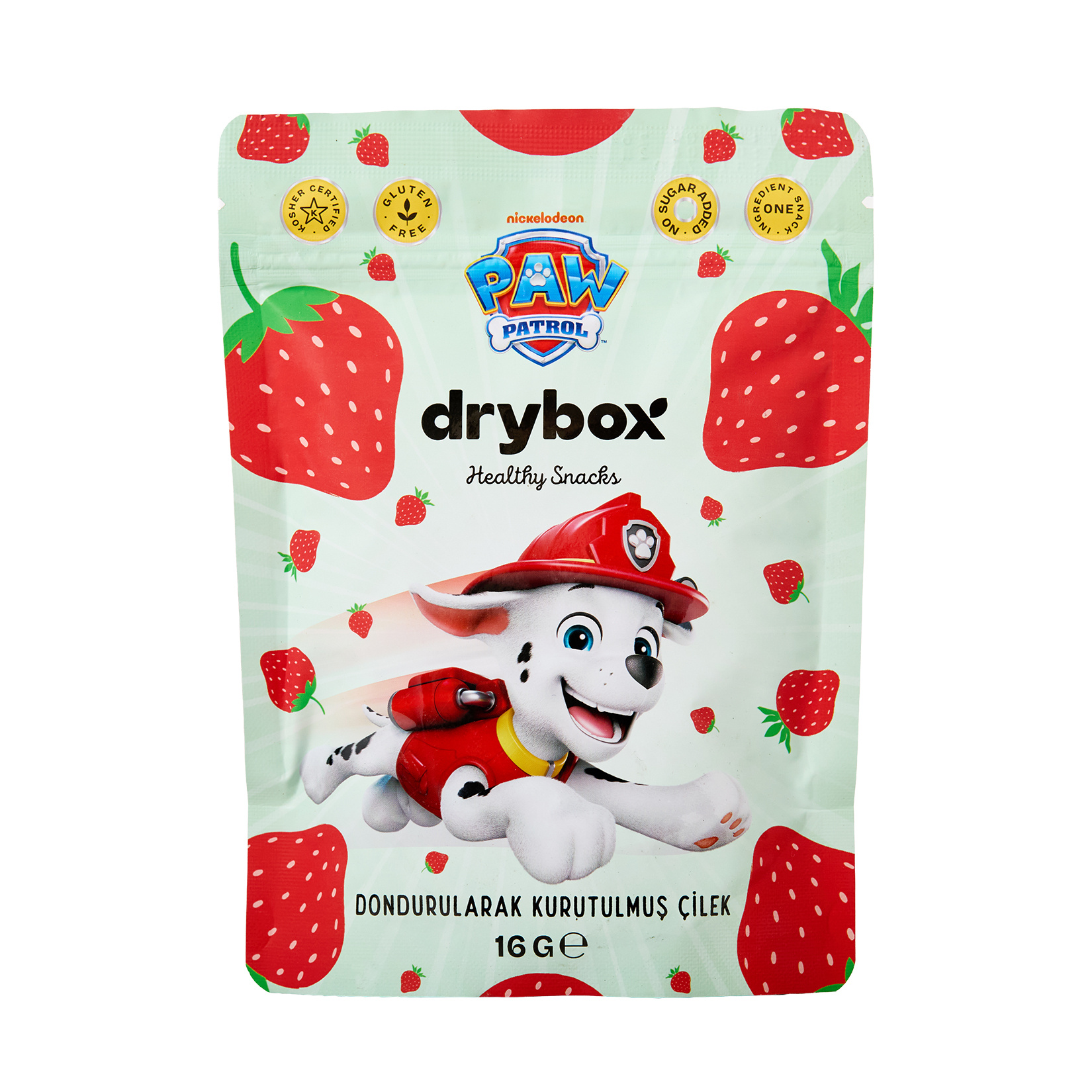 Drybox Paw Patrol Freeze Dried Dondurularak Kurutulmuş Çilek 16 G