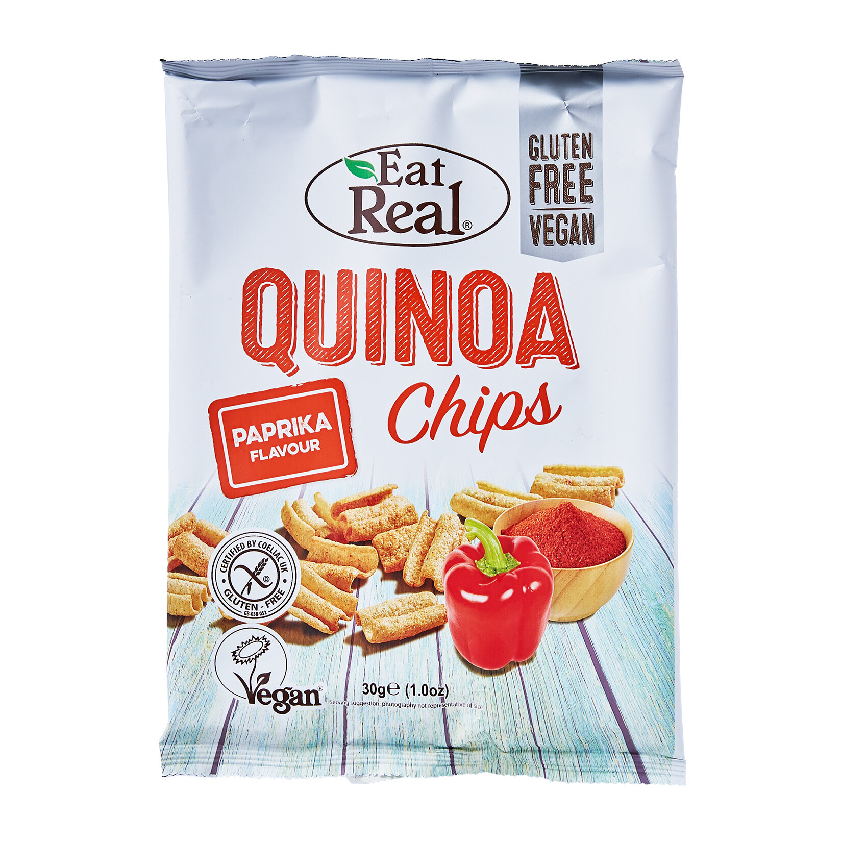 Eat Real Paprika Çeşnili Kinoa Cipsi 30 G.
