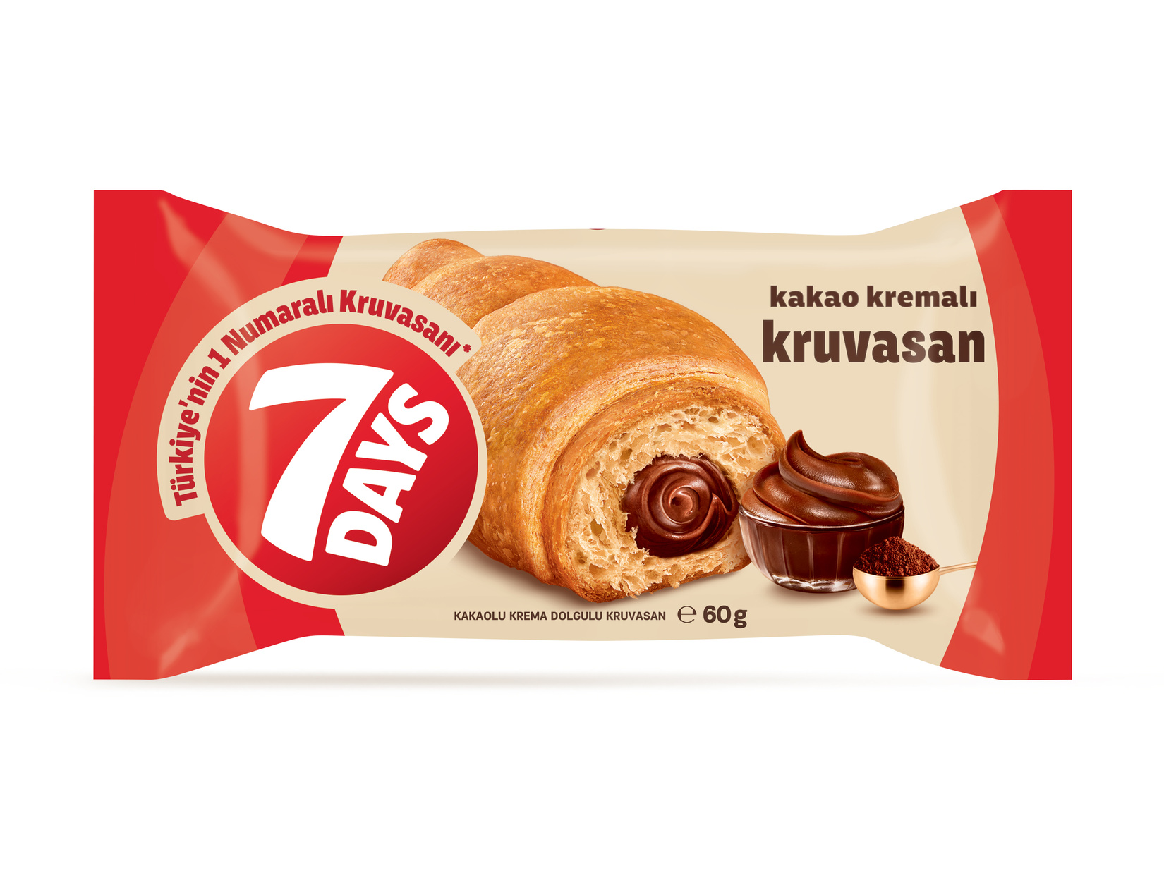 Seven Days Kakaolu Kruvasan 60 G