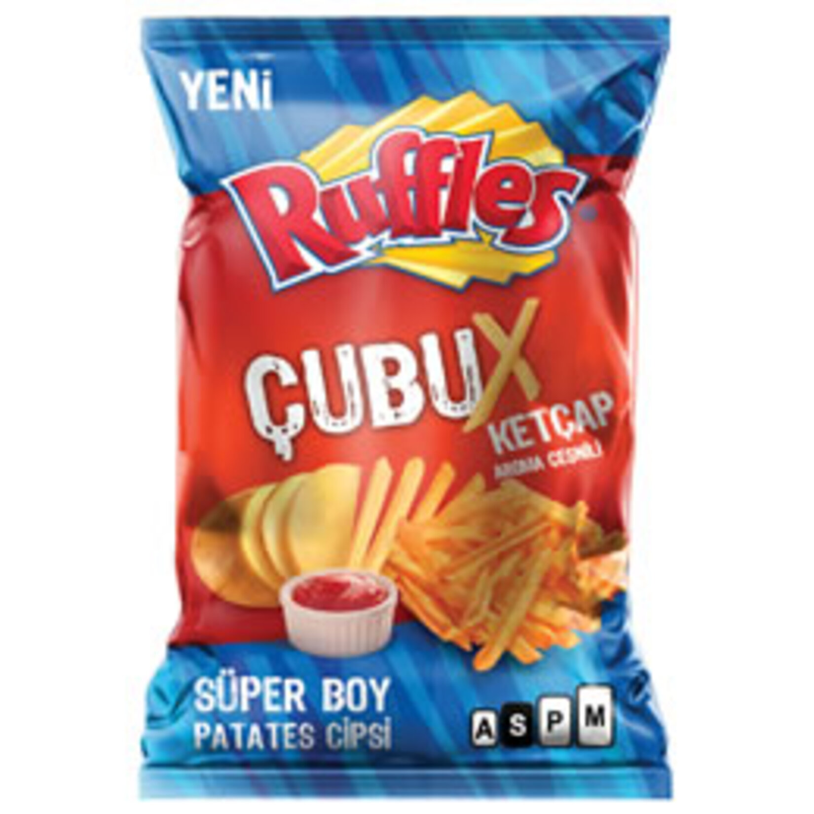 Ruffles Çubux Ketçap Patates Cipsi Süper Boy 107 G
