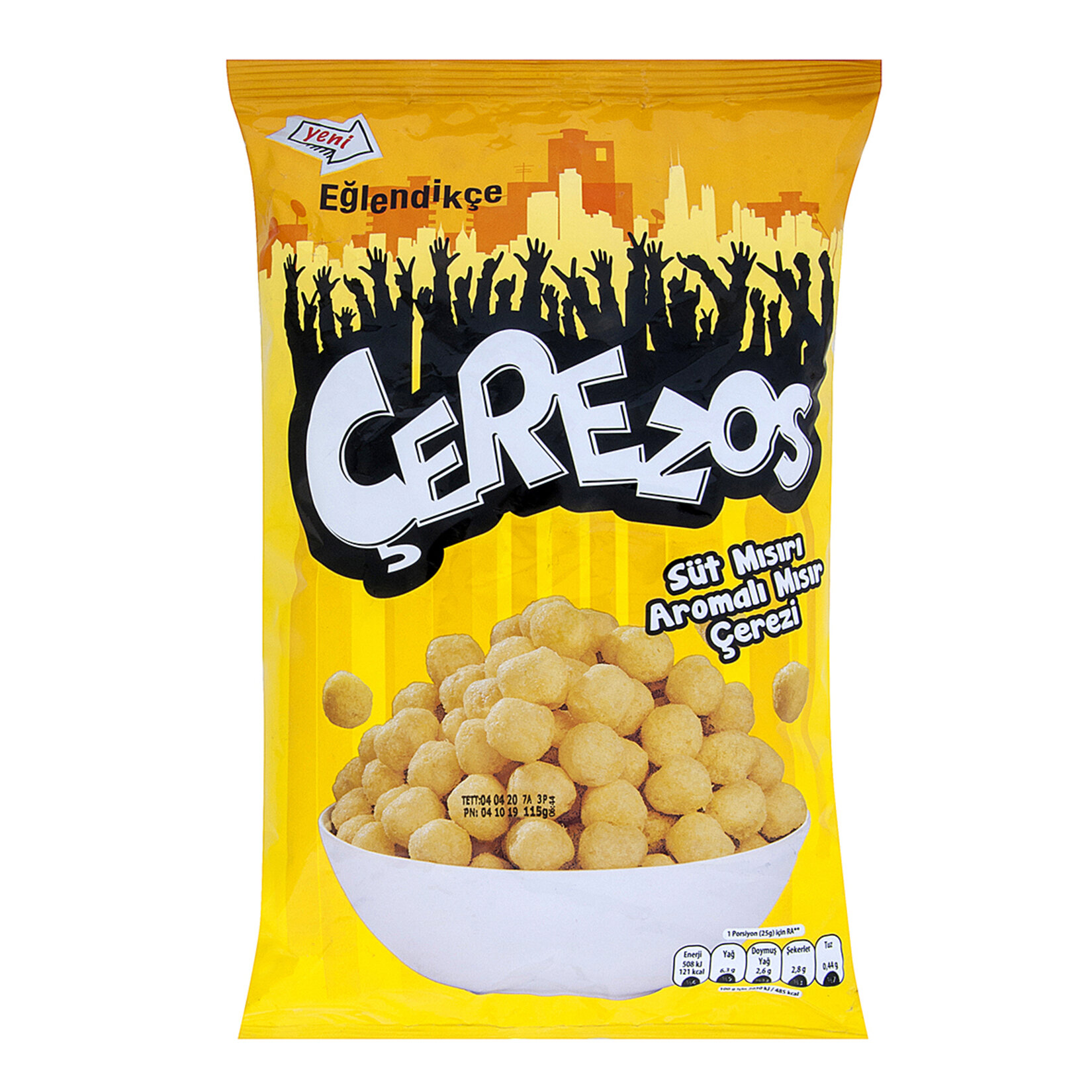 Çerezos Süt Mısırı Aromalı Mısır Çerezi 115G