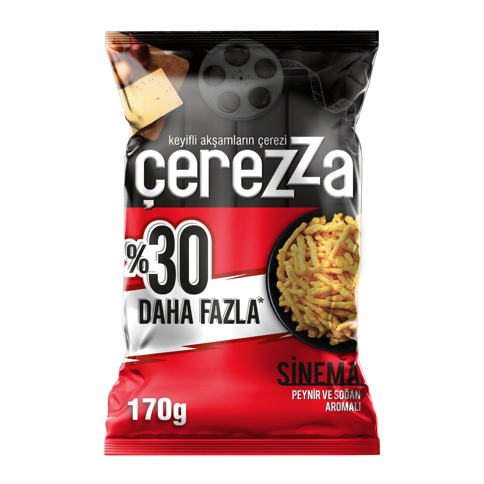 Çerezza Sinema Peynir Ve Soğan Aromalı Mısır Çerez 170G