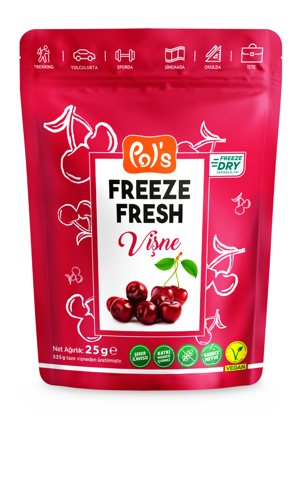 Pol's Freeze Fresh Vişne 25 G