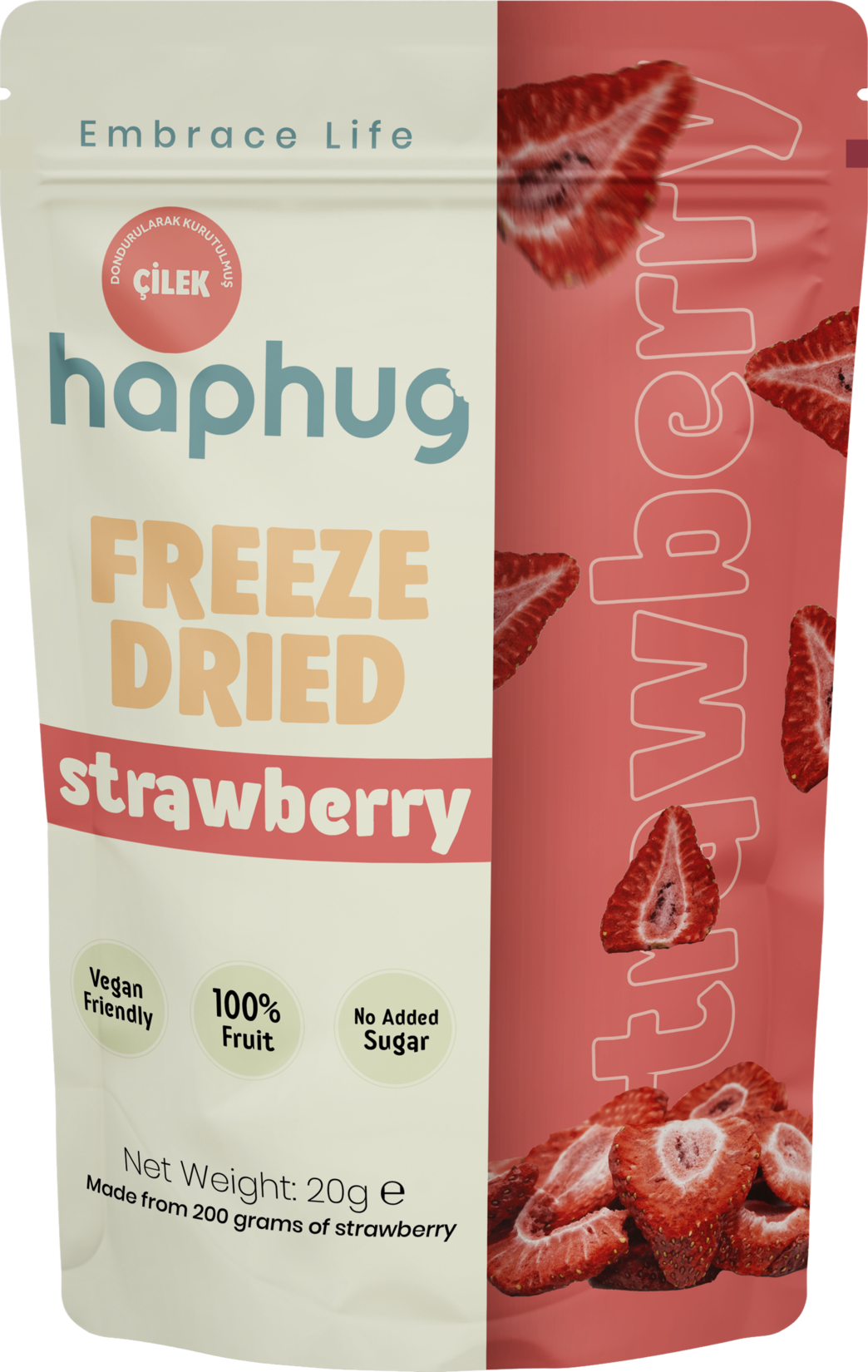 HapHug Freeze Dried Çilek 20 g