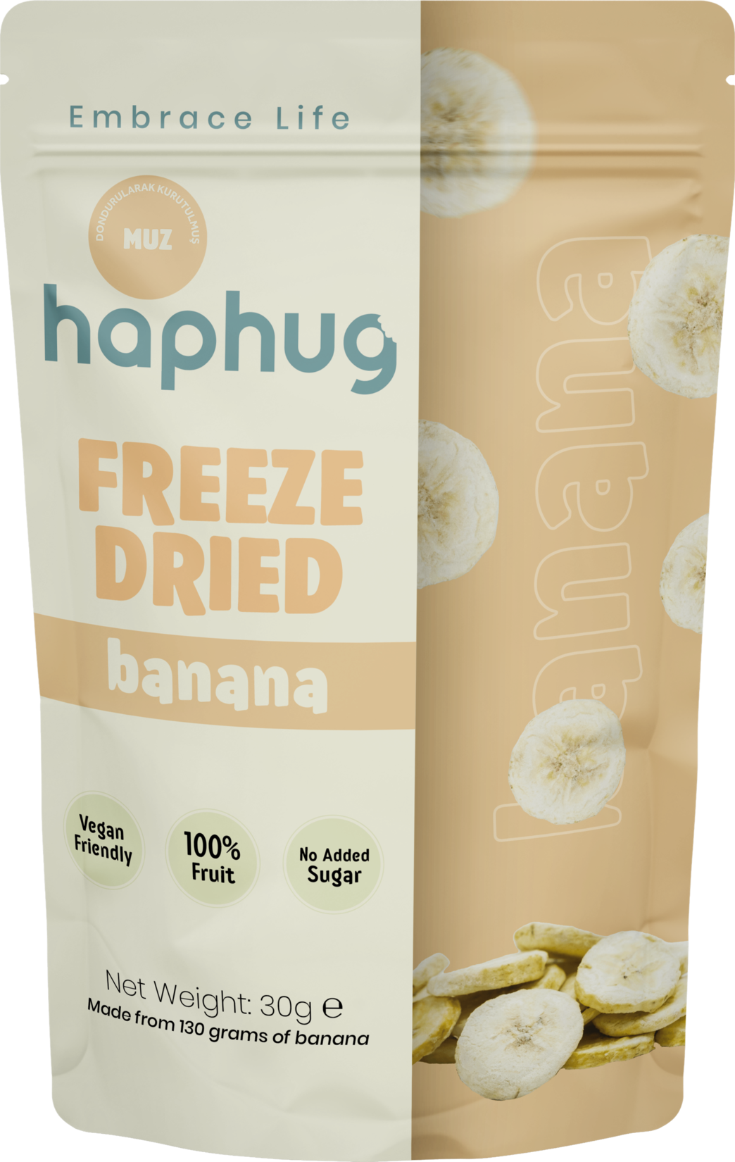 Haphug Freeze Dried Muz 30 g