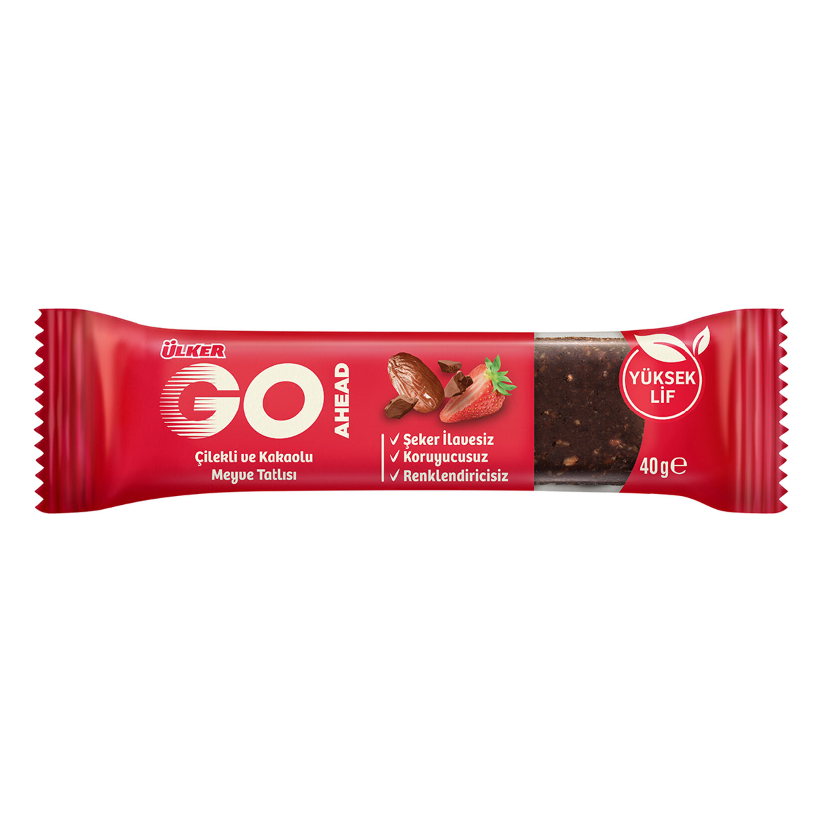 Ülker Go Ahead Çilekli & Kakaolu Meyve Tatlısı 40G