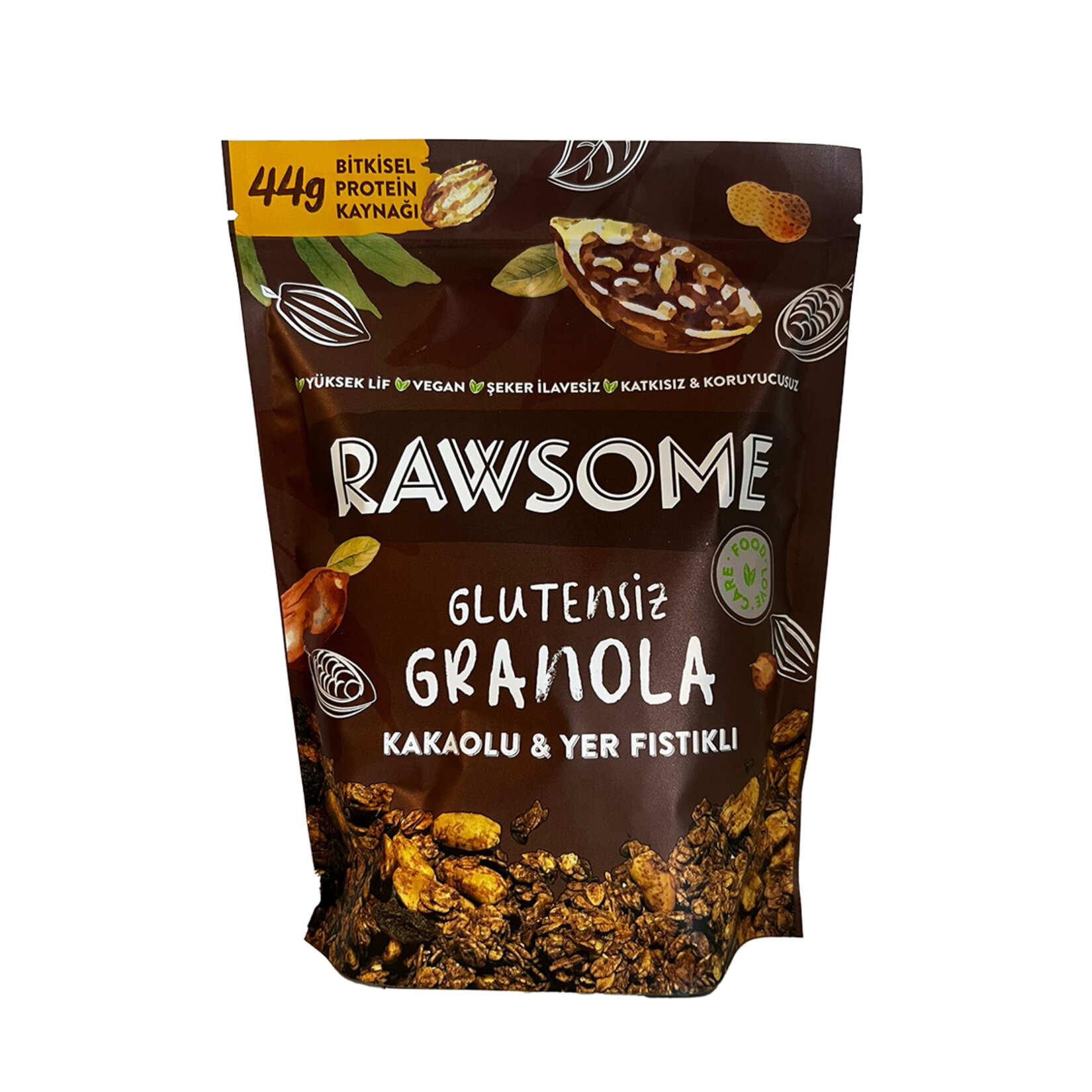 Rawsome Glutensiz Kakaolu & Yer Fıstıklı Granola 250 G