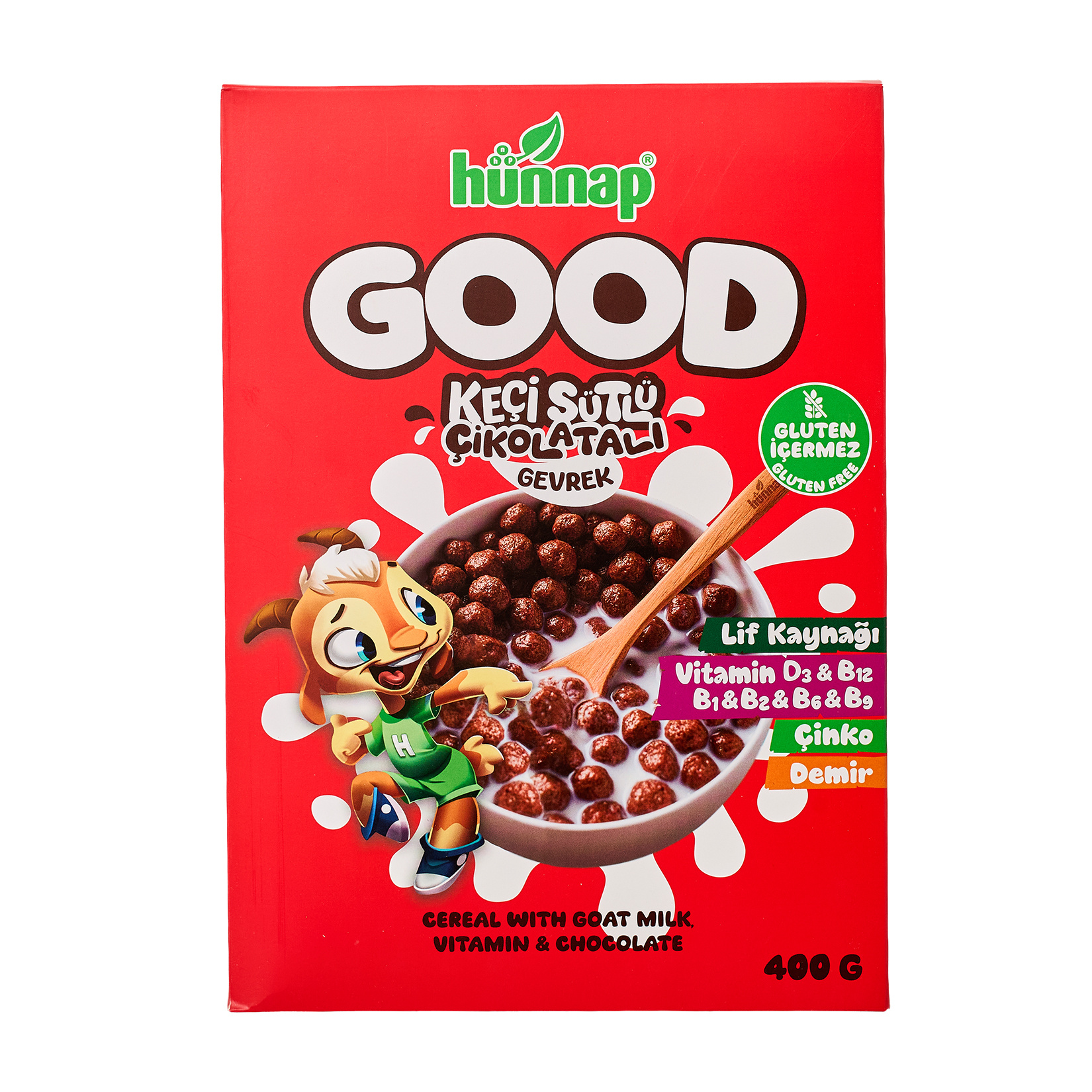 Hünnap Good Keçi Sütlü Çik.glütensiz Gevrek 400 G