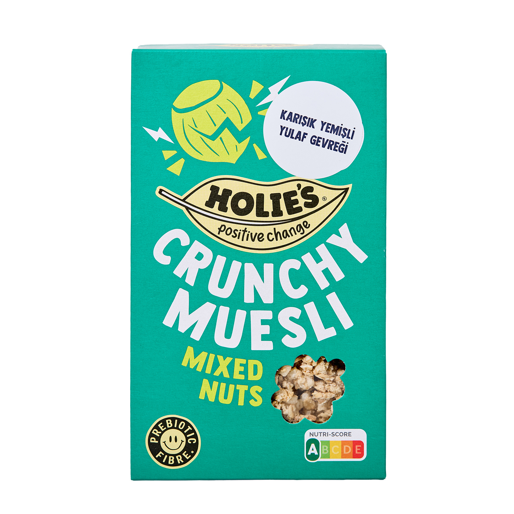 Holie's Crunchy Muesli Mixed Nuts Yulaflı Gevrek 400 G