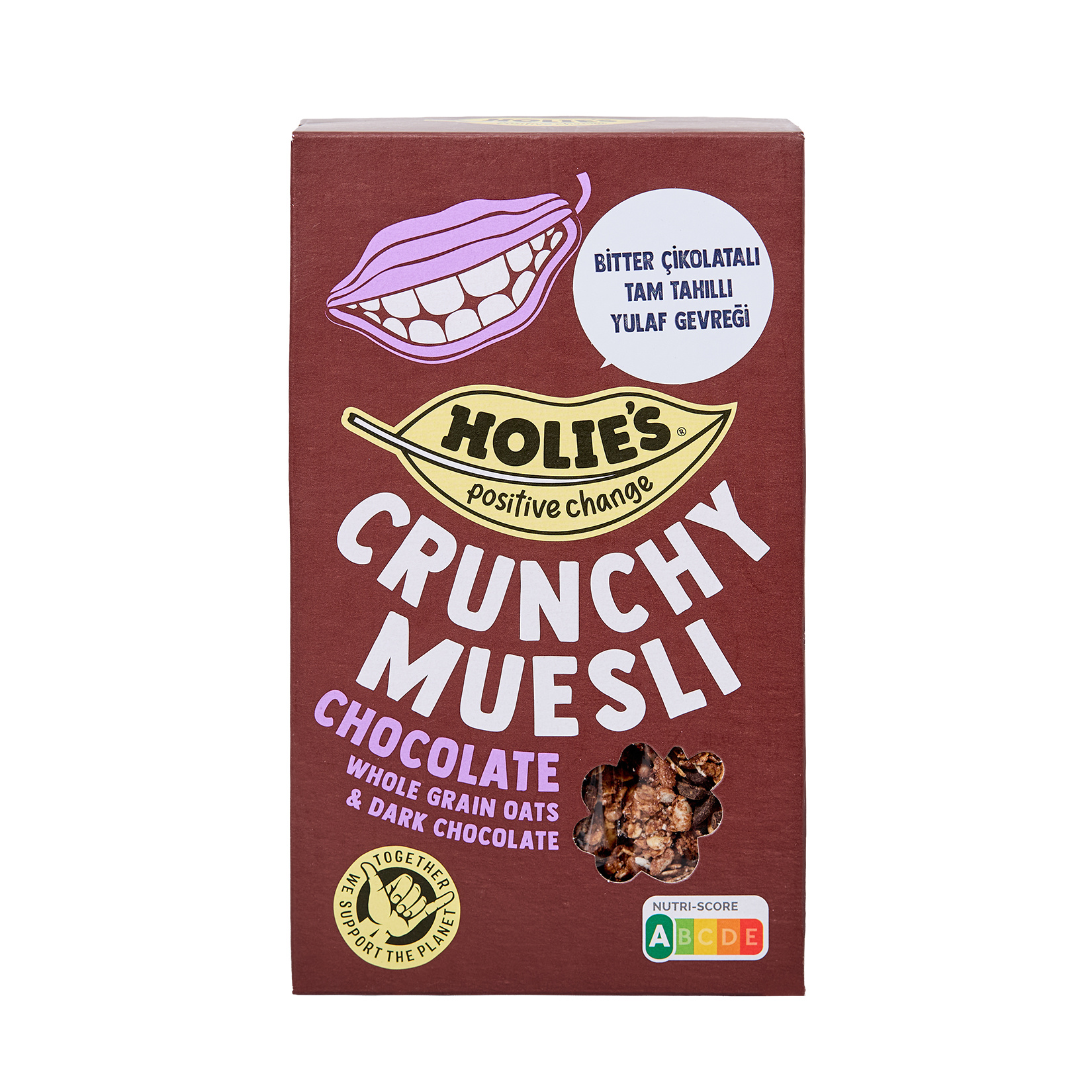Holie's Crunchy Muesli Chocolate Yulaf Gevreği 400 G