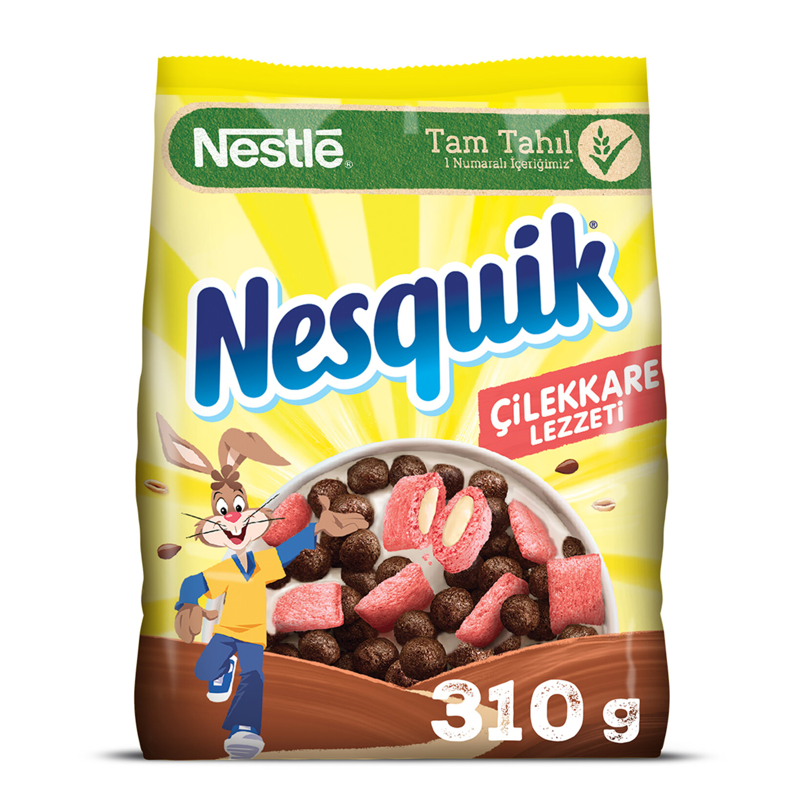 Nesquik Çilekkare Çilek Aromalı Tahıl Gevrek 310G