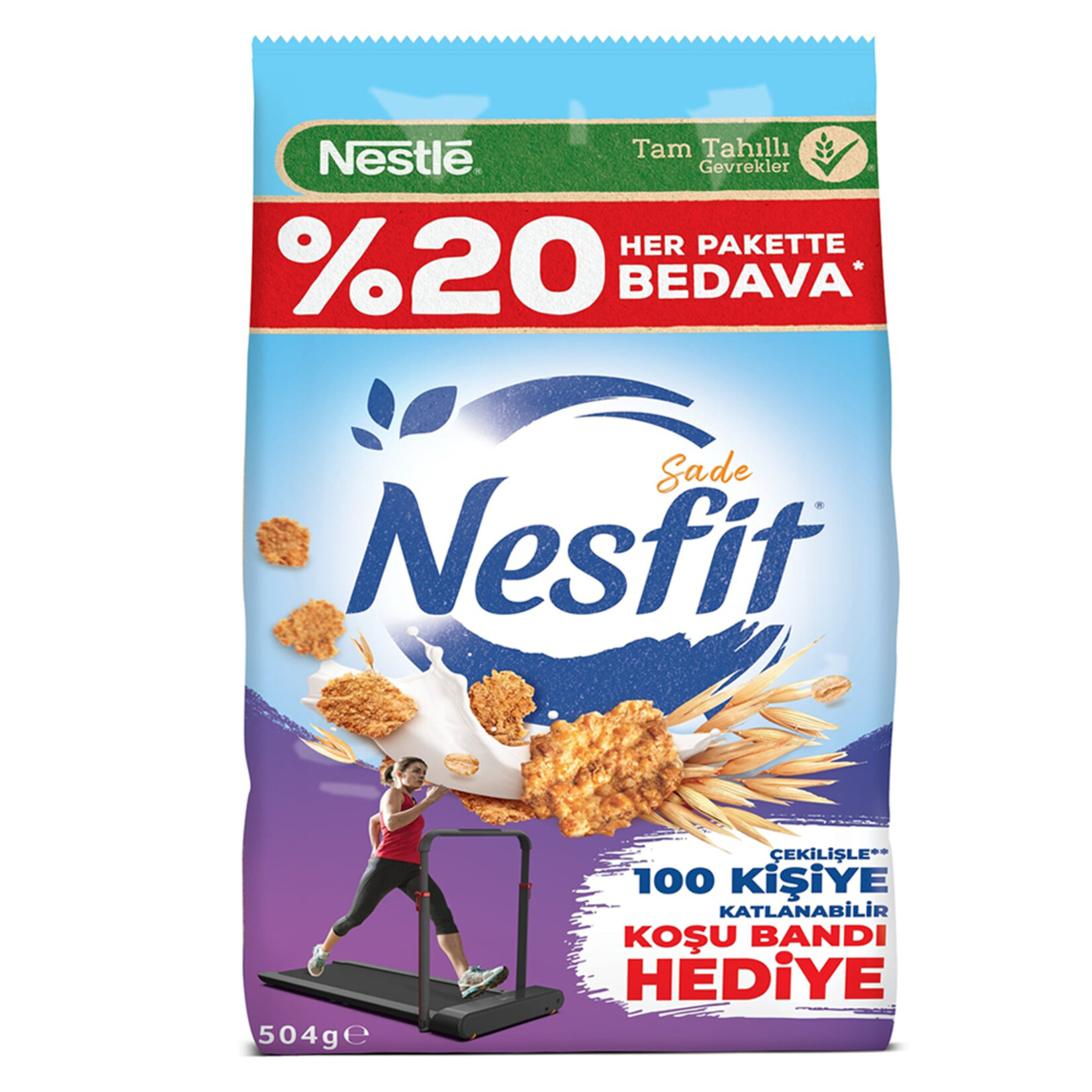 Nesfit Sade Gevrek 504 G %20 Bedava