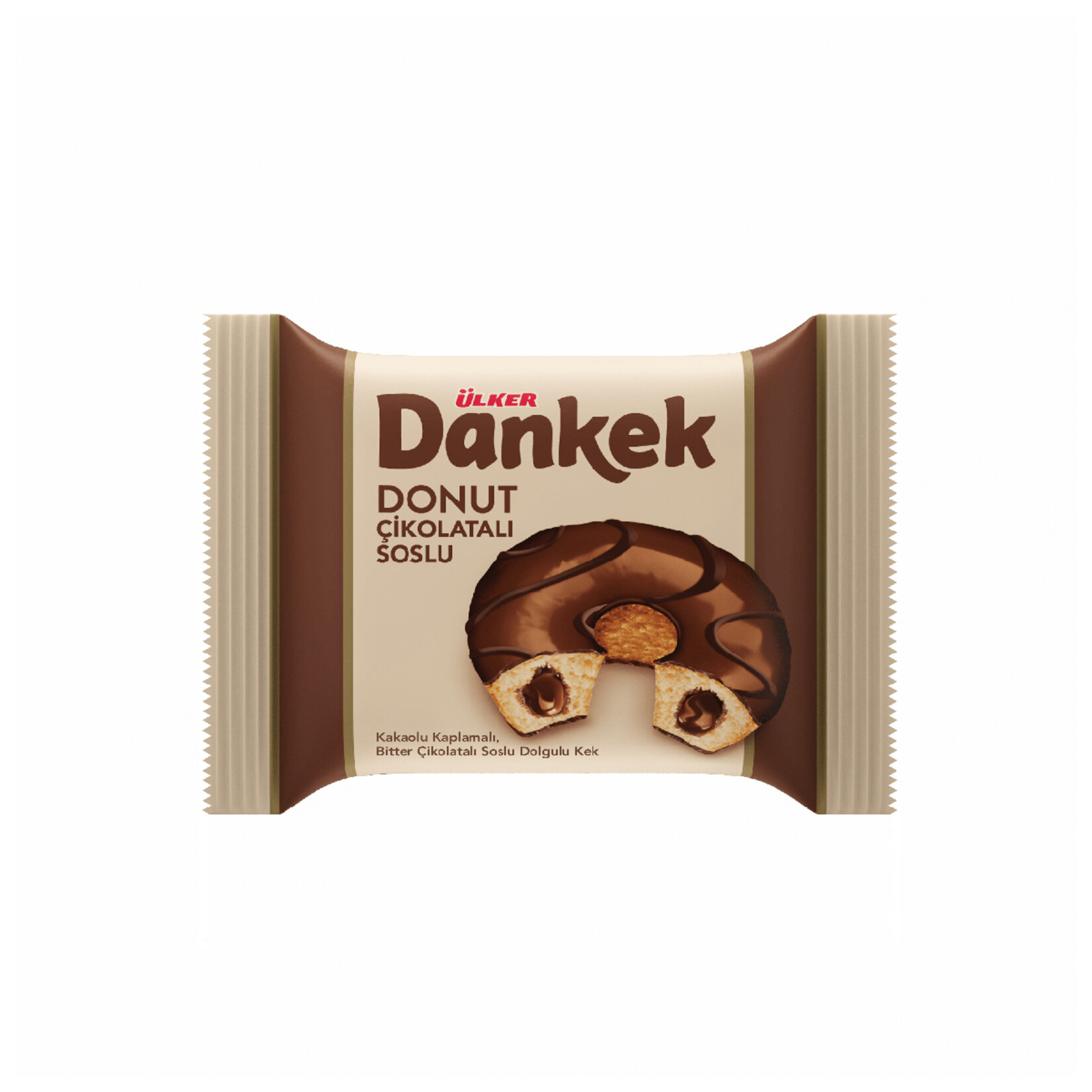 Ülker Dankek Donut Çikolata Soslu Kek 45G