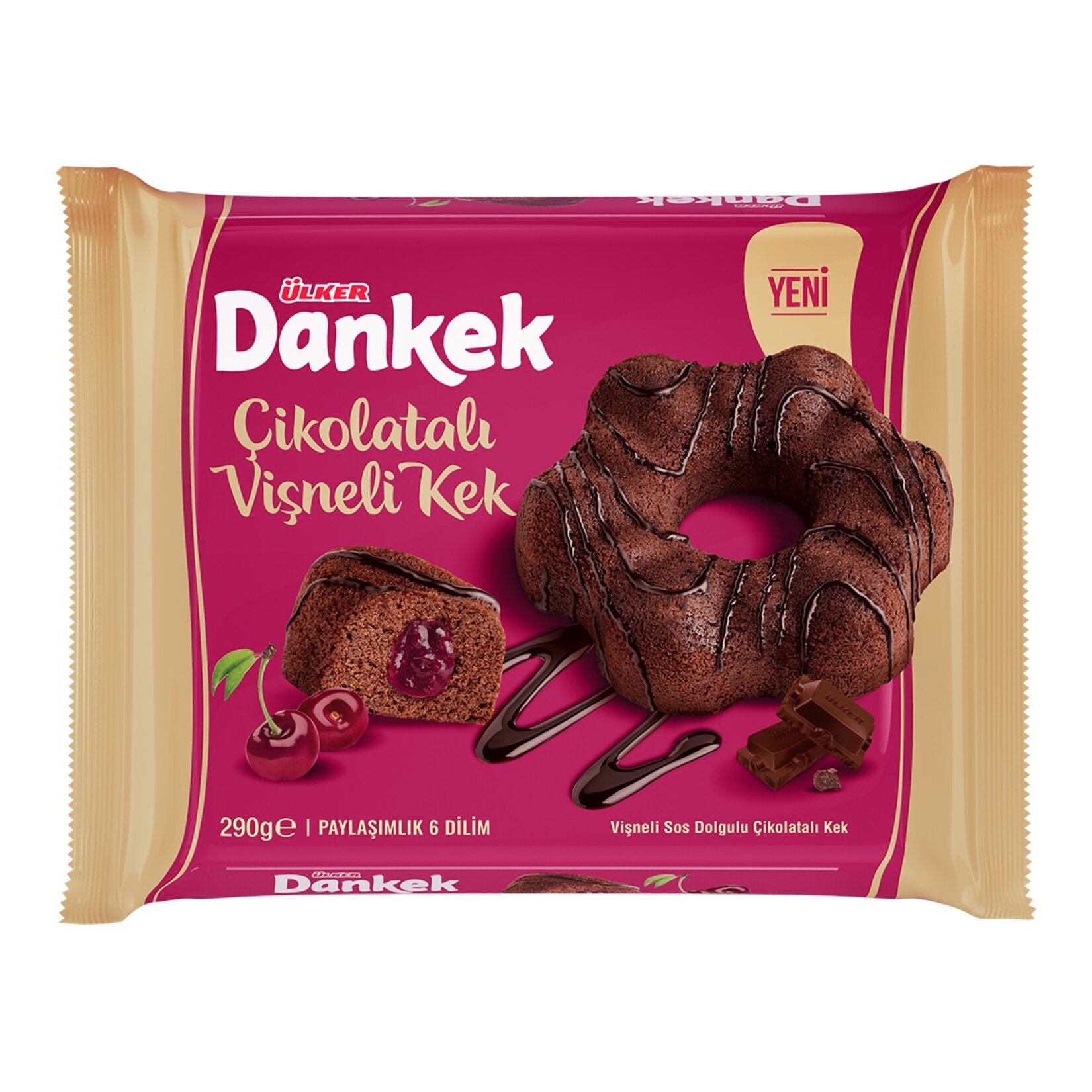Ülker Dankek Çikolatalı Vişneli Kek 290 G