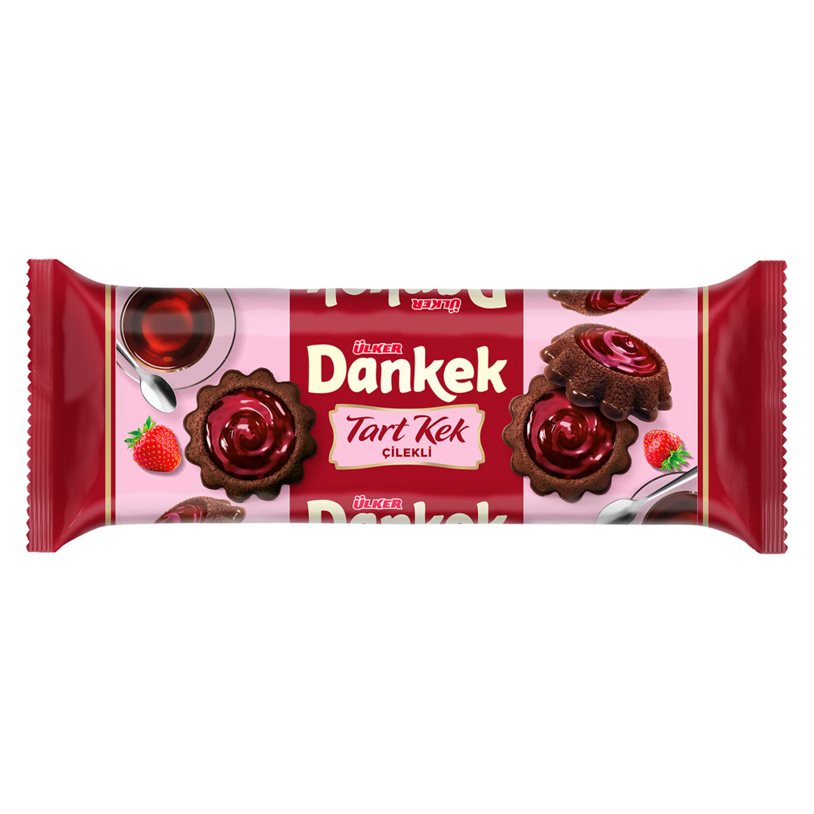 Ülker Dankek Çilekli&Çikolatalı Tart Kek 180 G