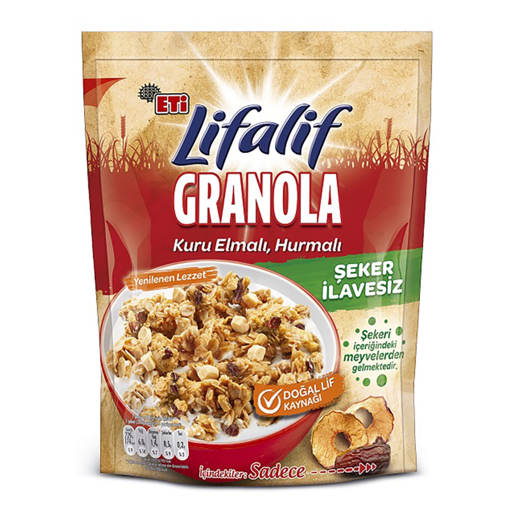 Eti Lifalif Elmalı Hurmalı Granola 200G
