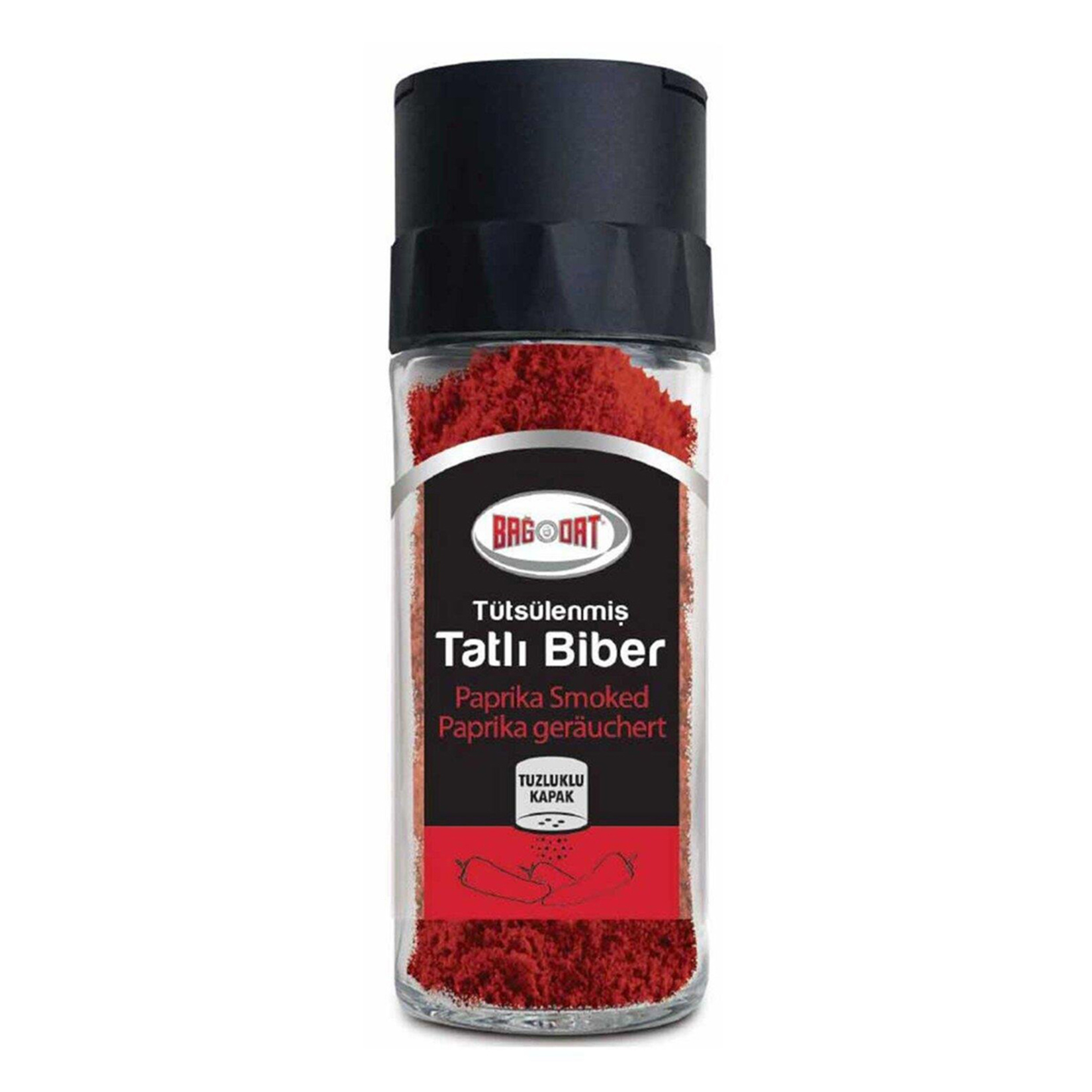 Bağdat Tütsülenmiş Tatlı Biber Tuzluklu Cam 44 G