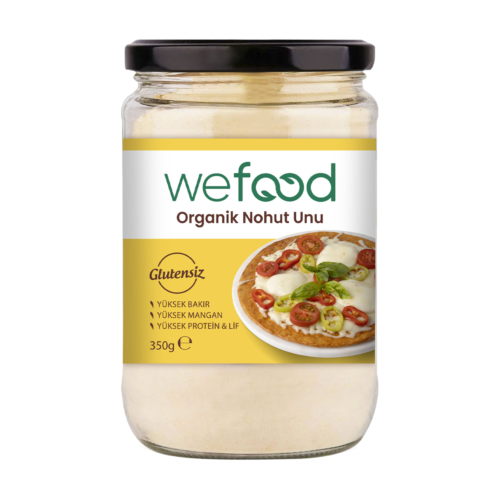 Wefood Organik Glutensiz Nohut Unu  350 G