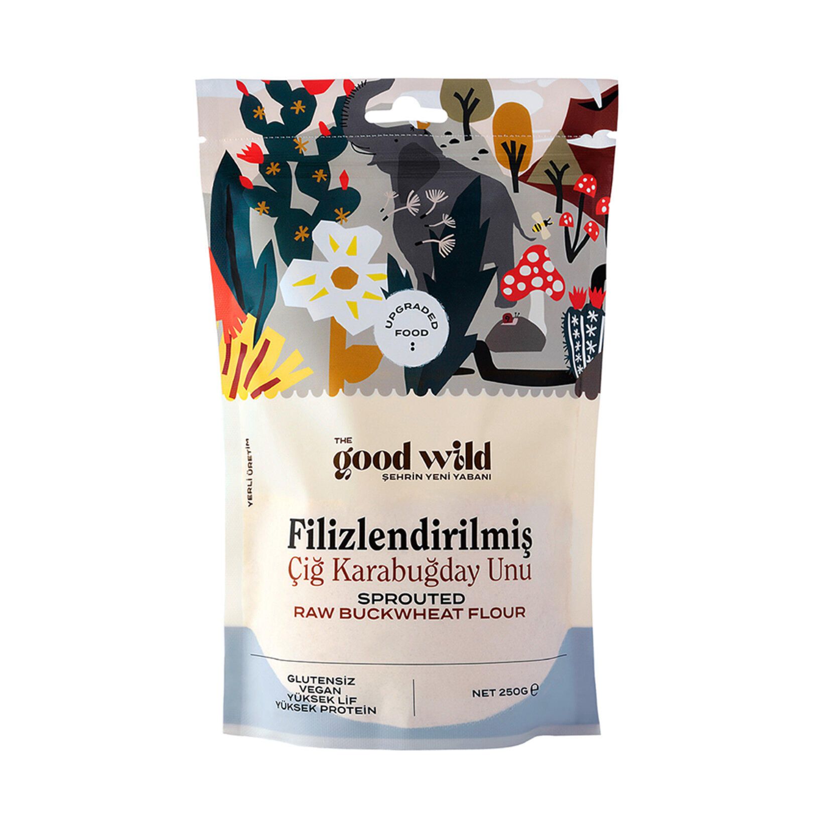 The Good Wild Filizlendirilmiş Çiğ Karabuğday Unu 250 G.