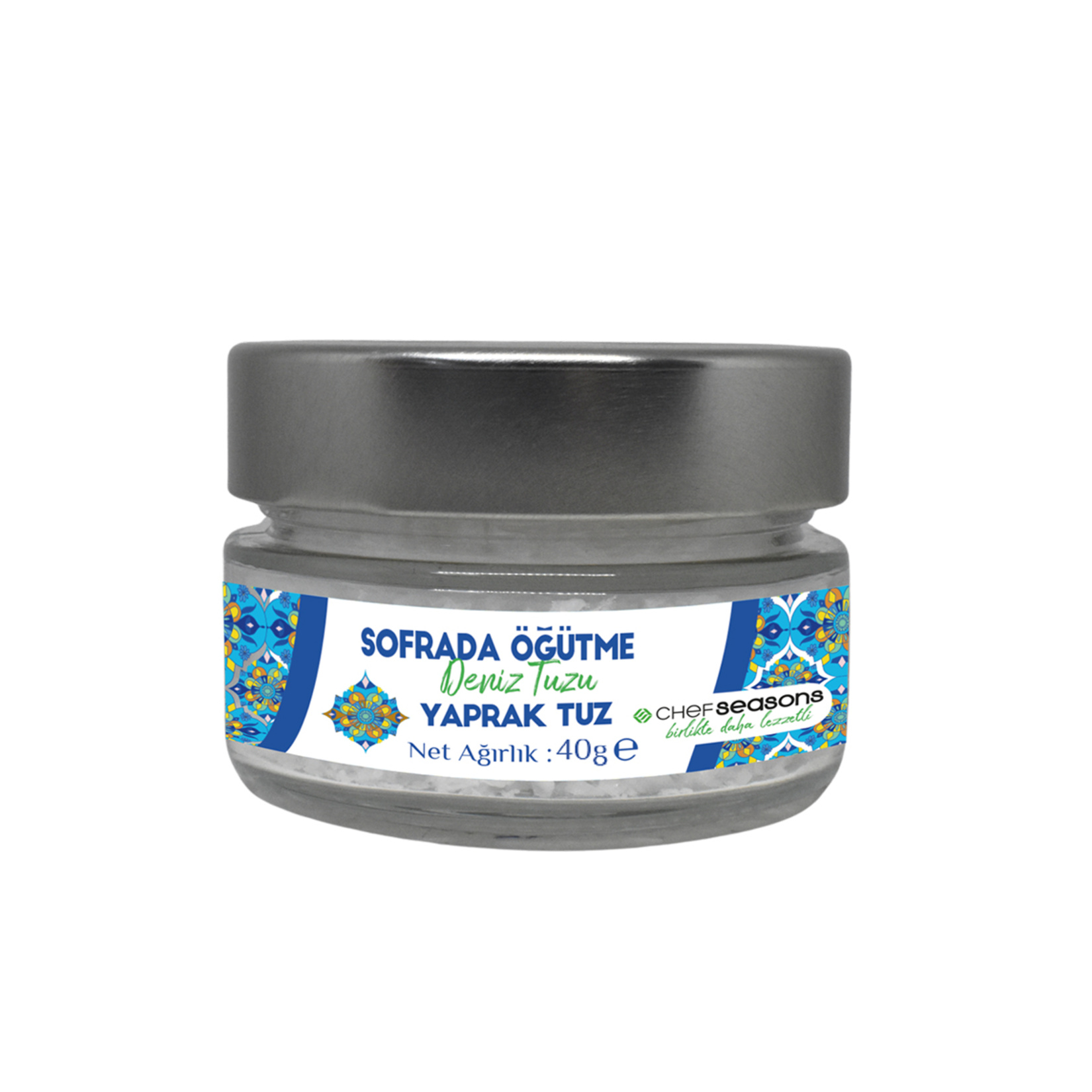 Chef Seasons Sofrada Öğütülmüş Deniz Tuzu Yaprak Tuz 40 G