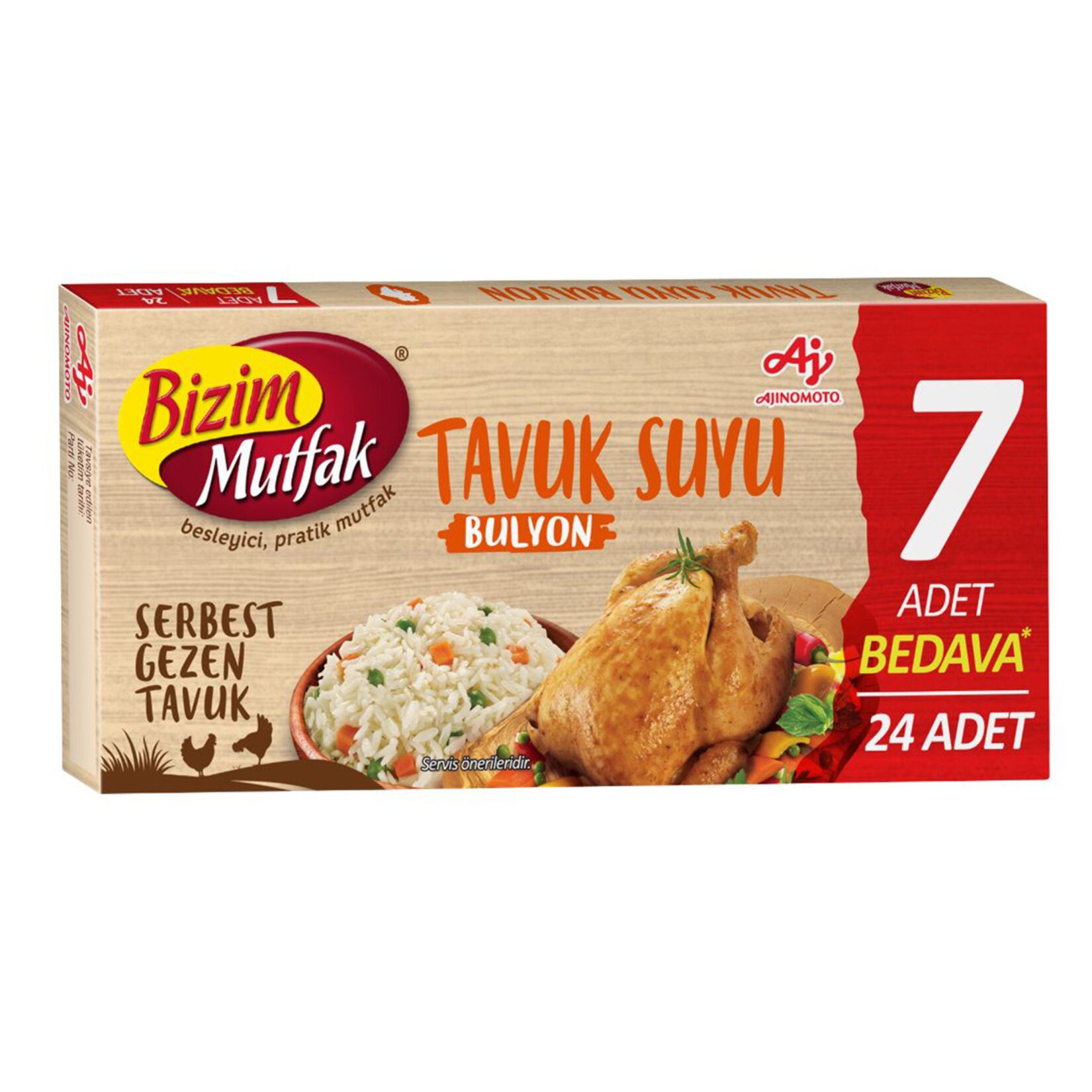 Bizim Mutfak Serbest Gezen  Tavuk Bulyon 24X10 G