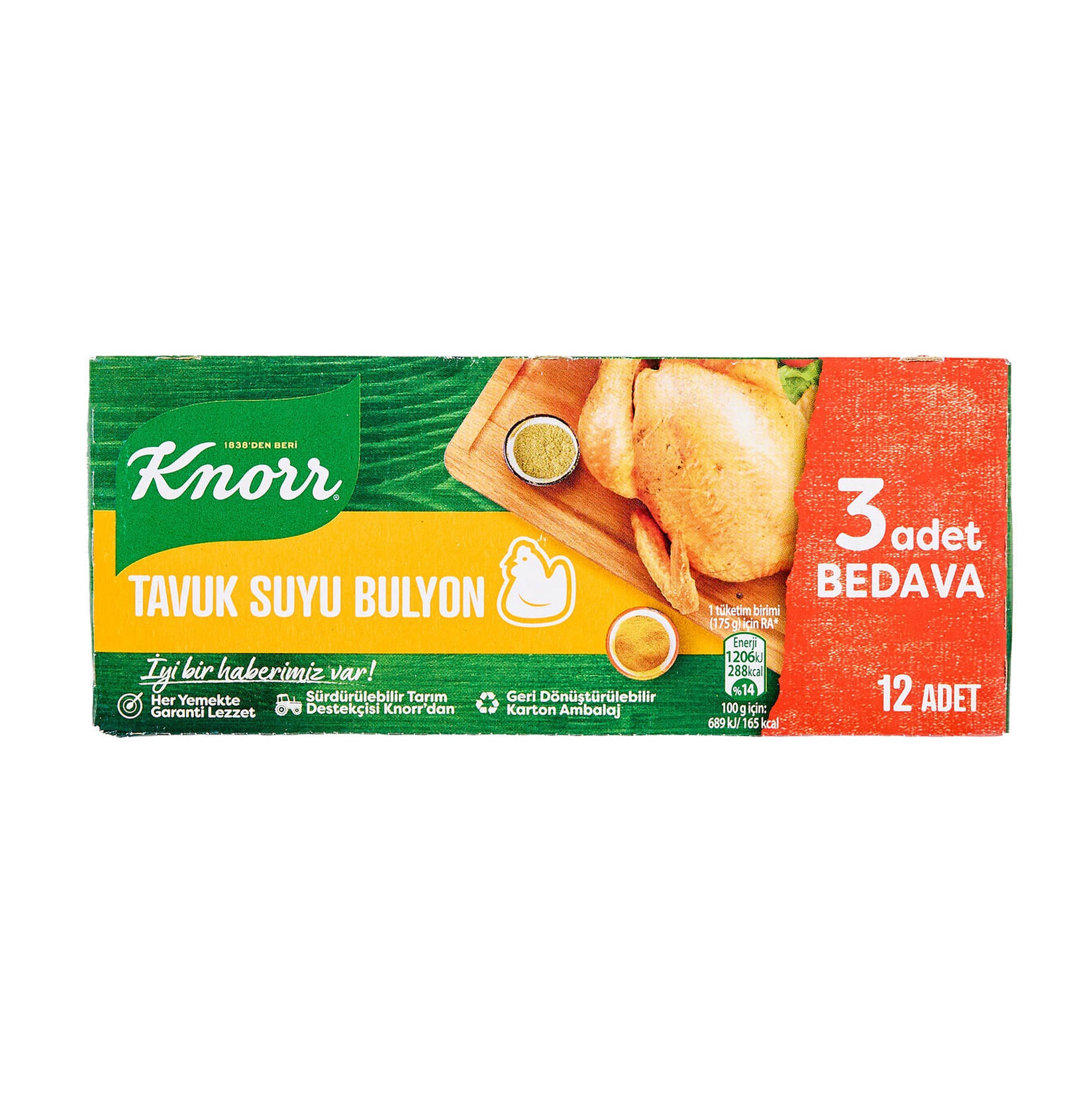 Knorr Tavuk Bulyon 12'Li 120 G