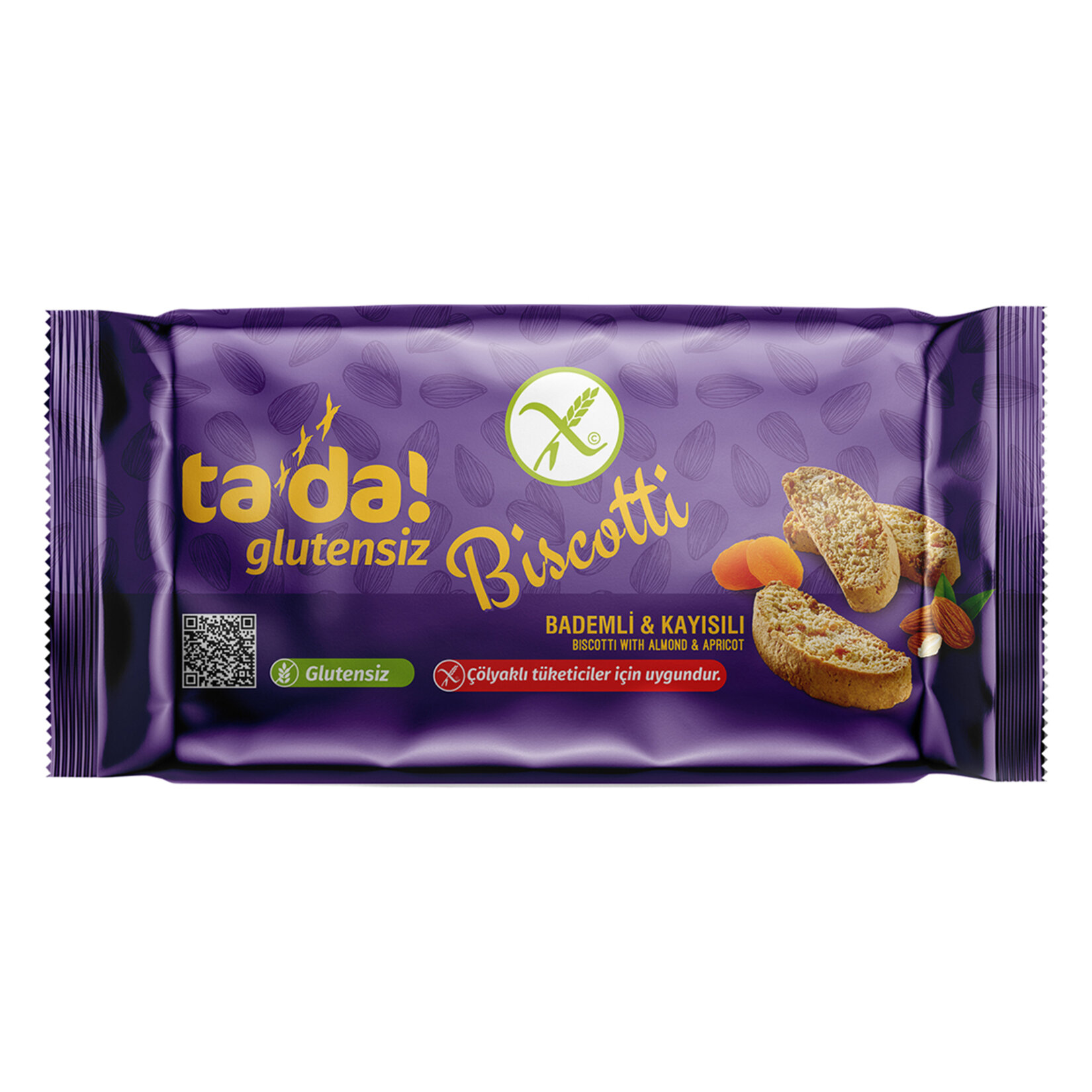 Tada Glutensiz Bademli & Kayısılı Biscotti 110 G