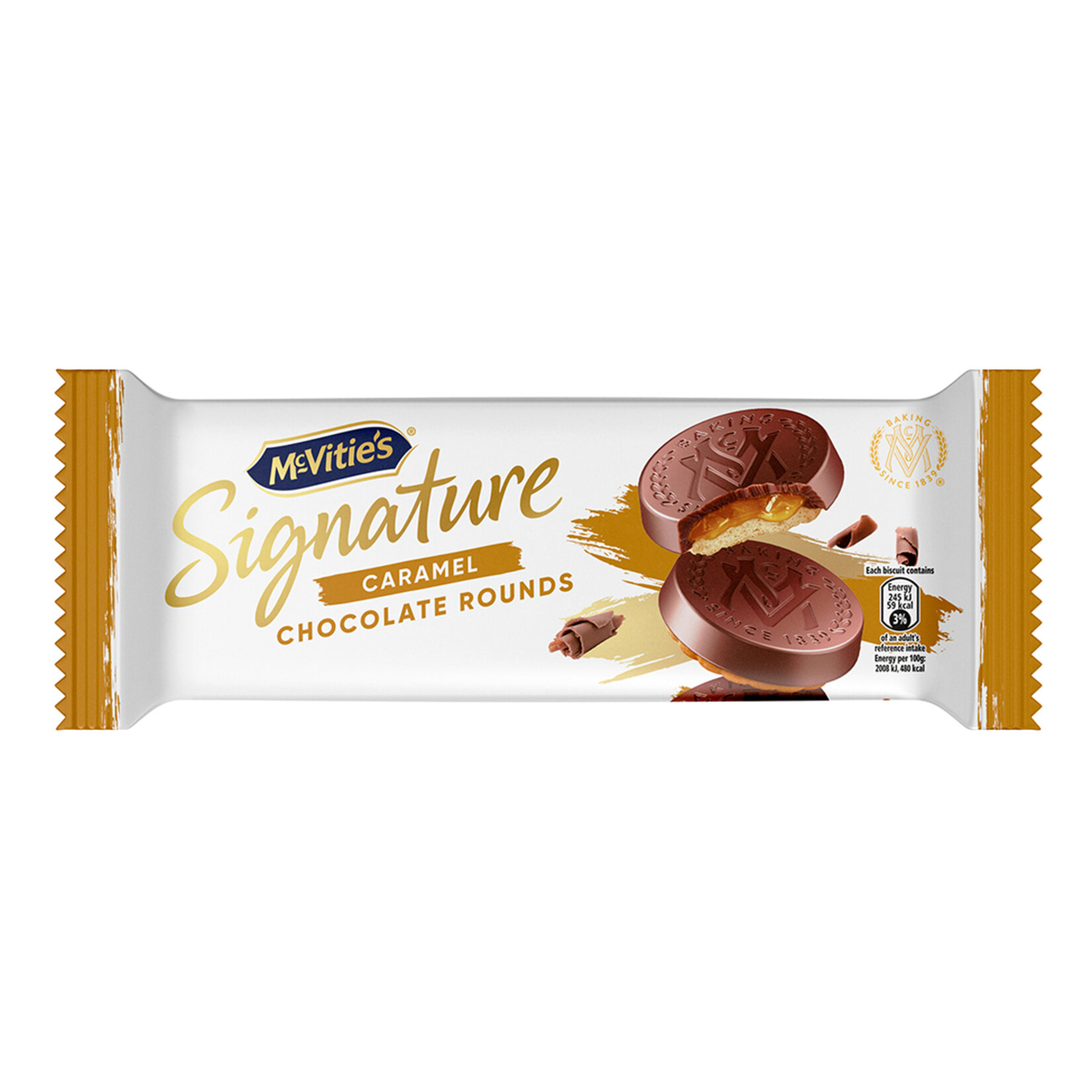 Mcvitie's Chocolate Caramel Round 109 G