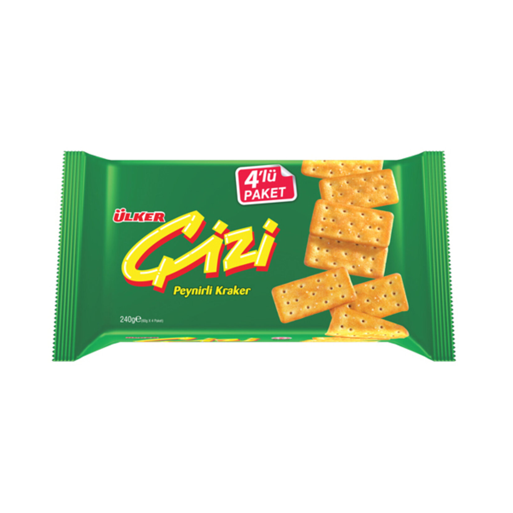 Ülker Çizi Kraker 4'lü 252 G