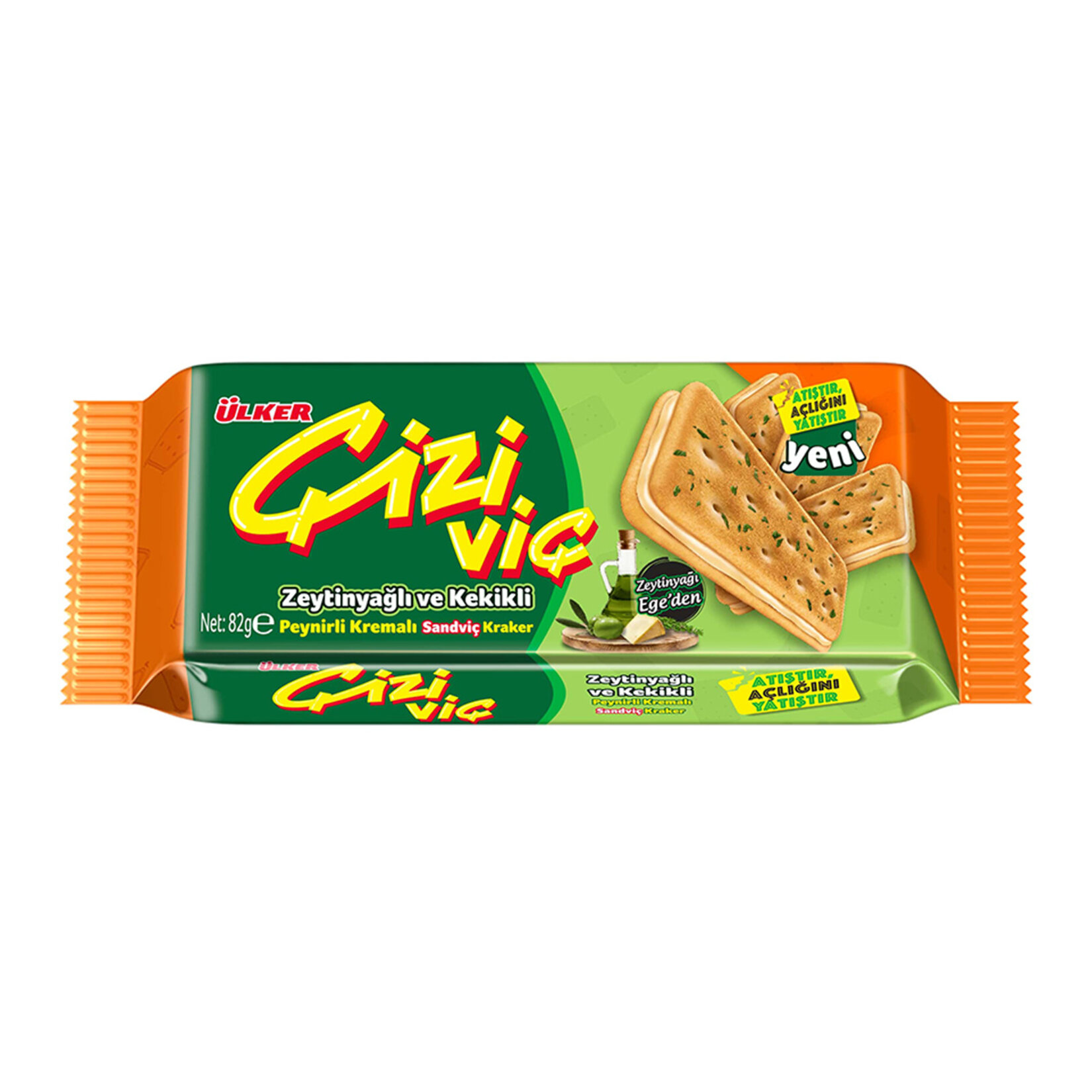 Ülker Çiziviç Zeytinyağlı Ve Kekikli Sandviç 82G