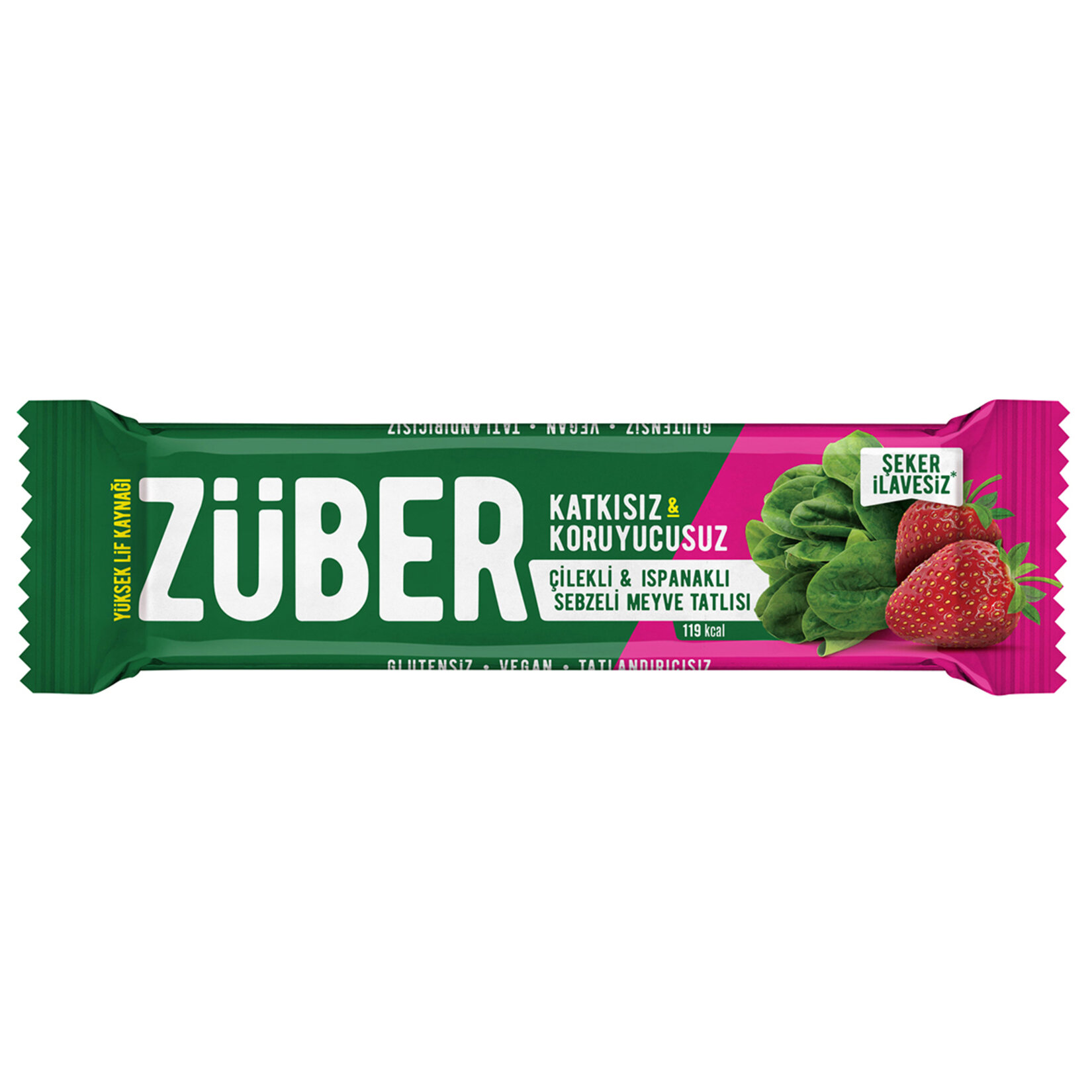 Züber Çilekli & Ispanaklı Sebzeli Bar 35G